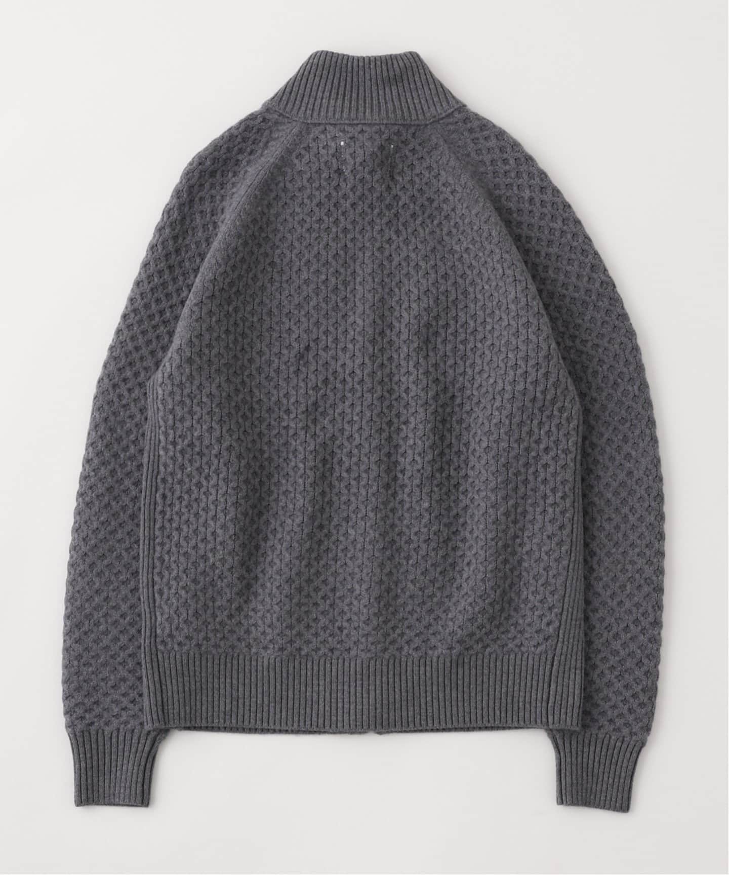 MERINO HONEYCOMB TRACK JACKET（ニット／セーター）｜REIGNING