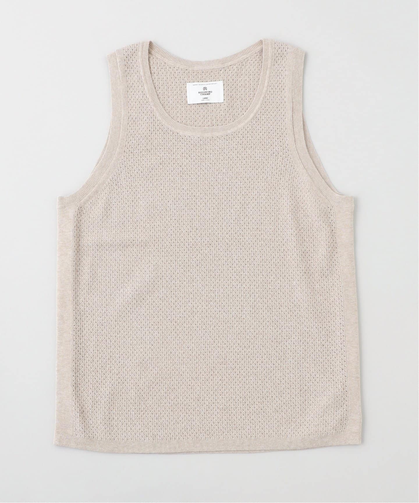 COTTON LINEN TANK TOP RC-6104（タンクトップ）｜REIGNING CHAMP