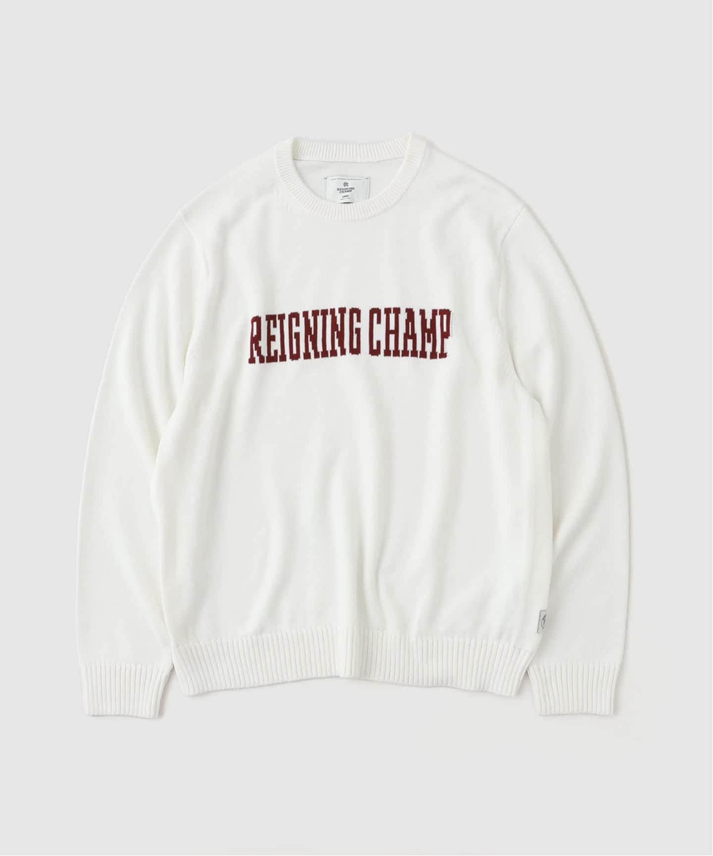 【激レア！定価74,500円】REIGNING CHAMP MIDNIGHT29 SUPIMA KNIT COLLEGIATE CREWNECK RC-6120（ニット／セーター