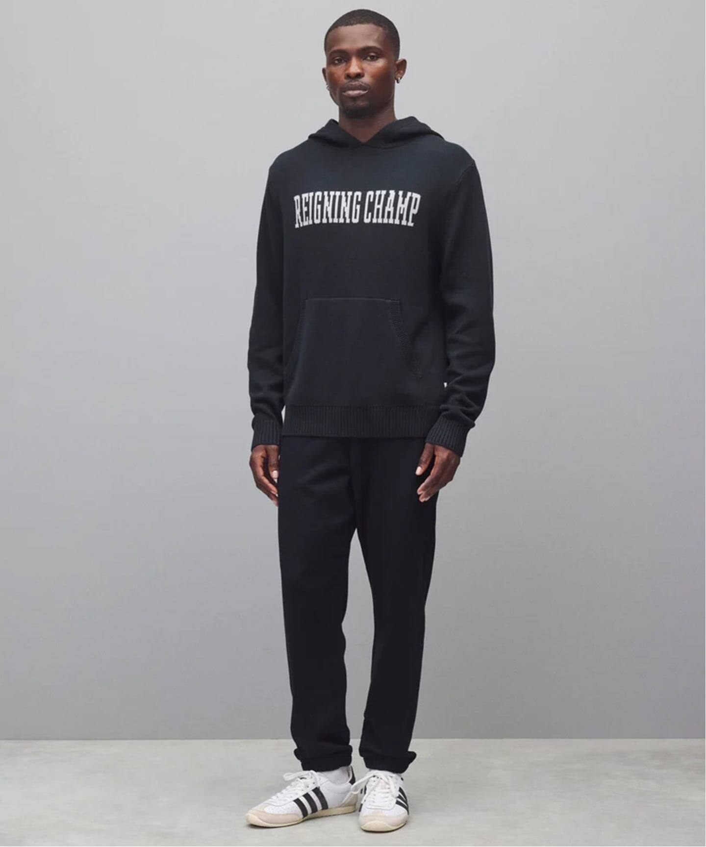 SUPIMA KNIT COLLEGIATE HOODIE RC-6121（ニット／セーター