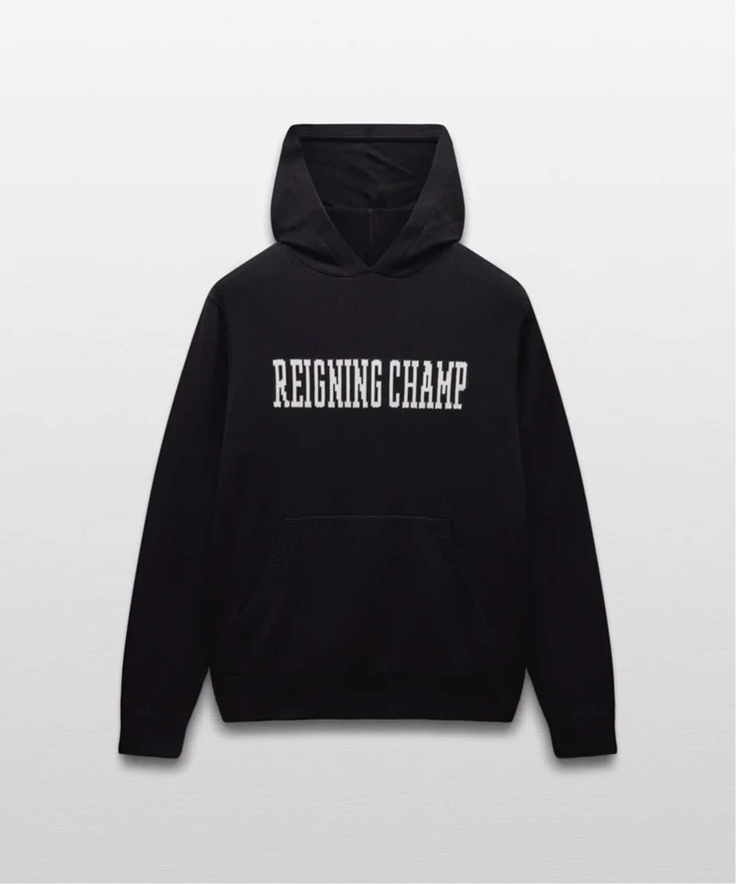 【激レア！定価74,500円】REIGNING CHAMP MIDNIGHT29 SUPIMA KNIT COLLEGIATE HOODIE RC-6121（ニット／セーター