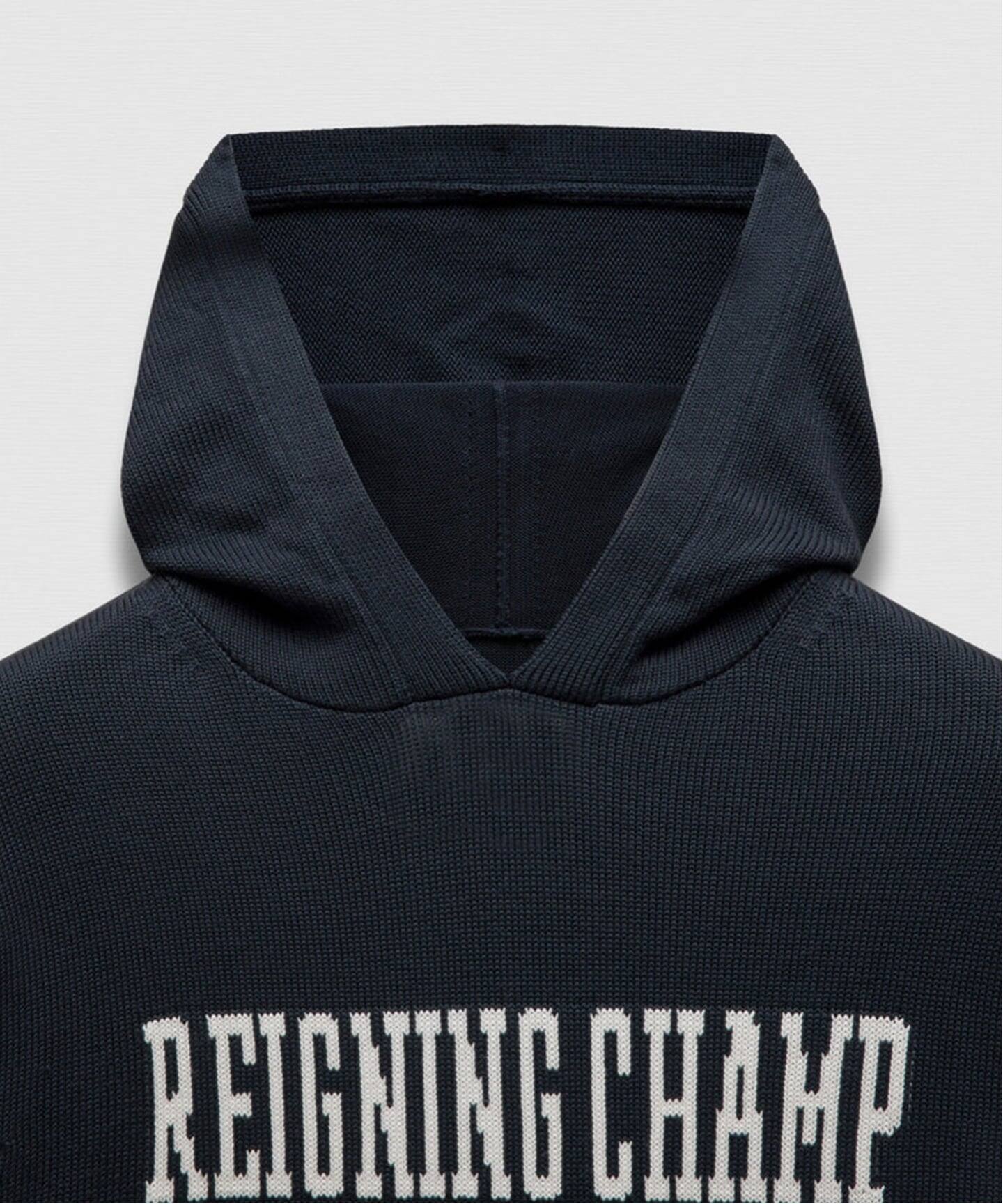 SUPIMA KNIT COLLEGIATE HOODIE RC-6121（ニット／セーター