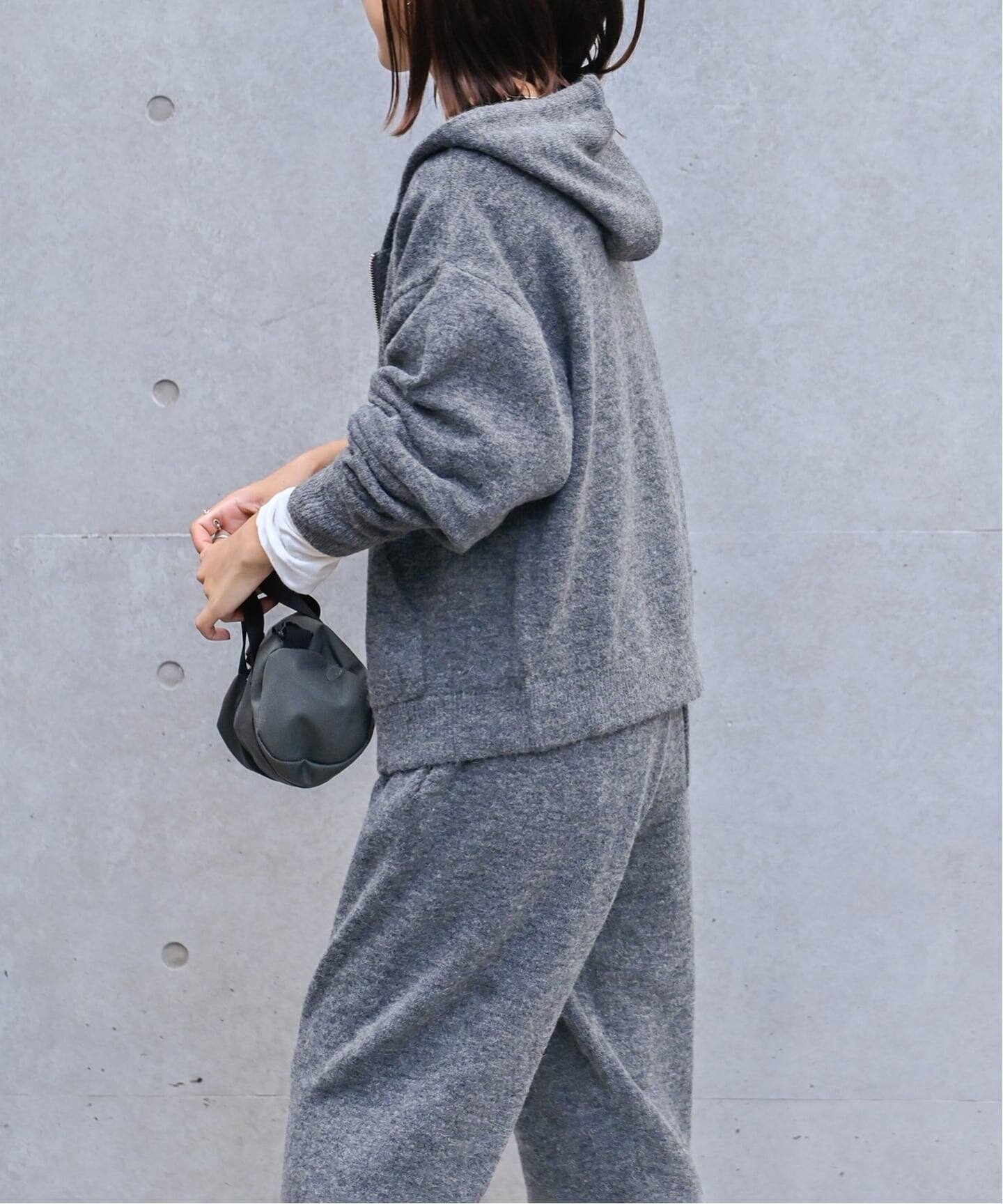 アルパカミックスニットZIPフーディ（パーカー）｜OUTDOOR PRODUCTS