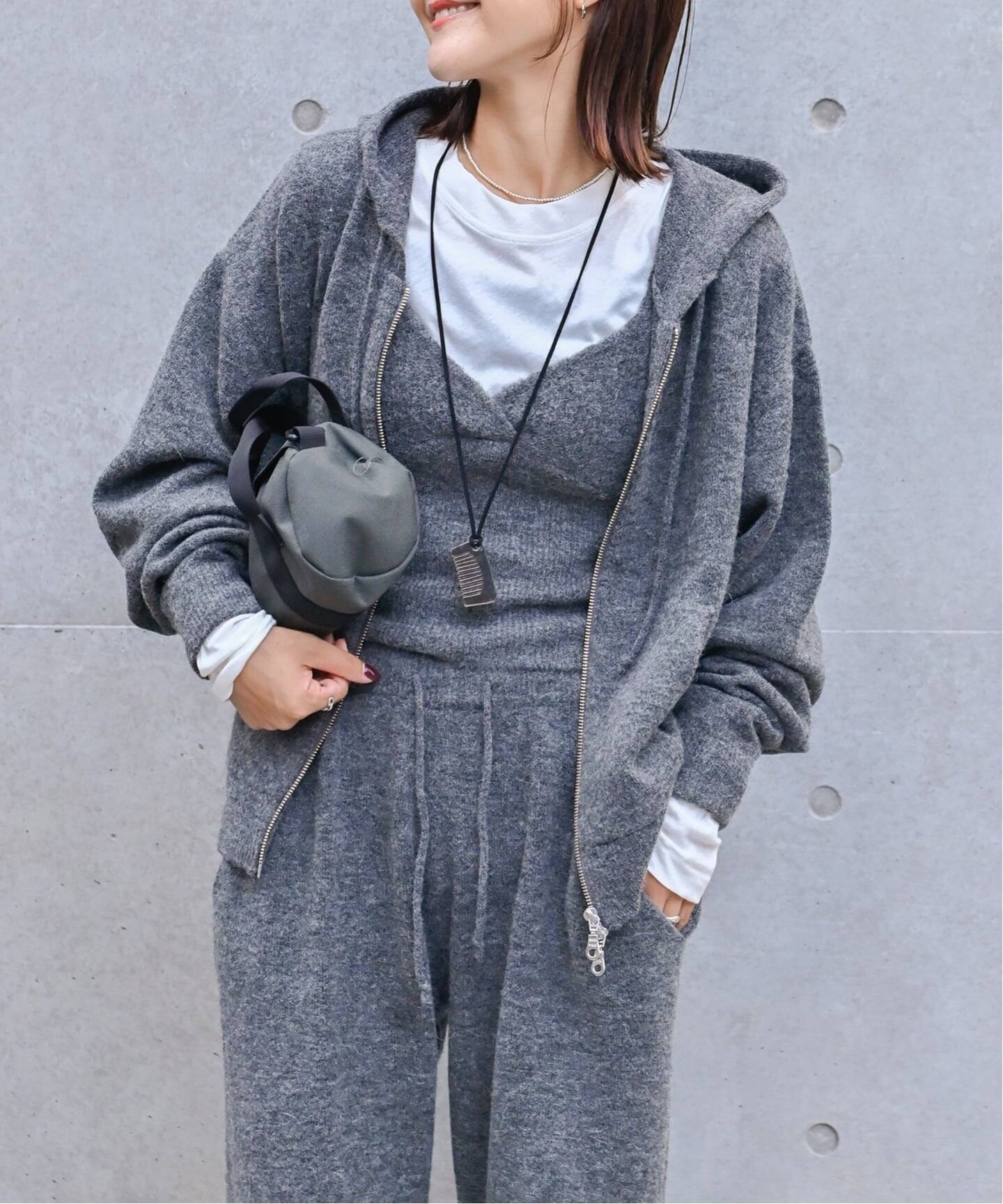 ≪予約≫アルパカミックスニットキャミ（タンクトップ