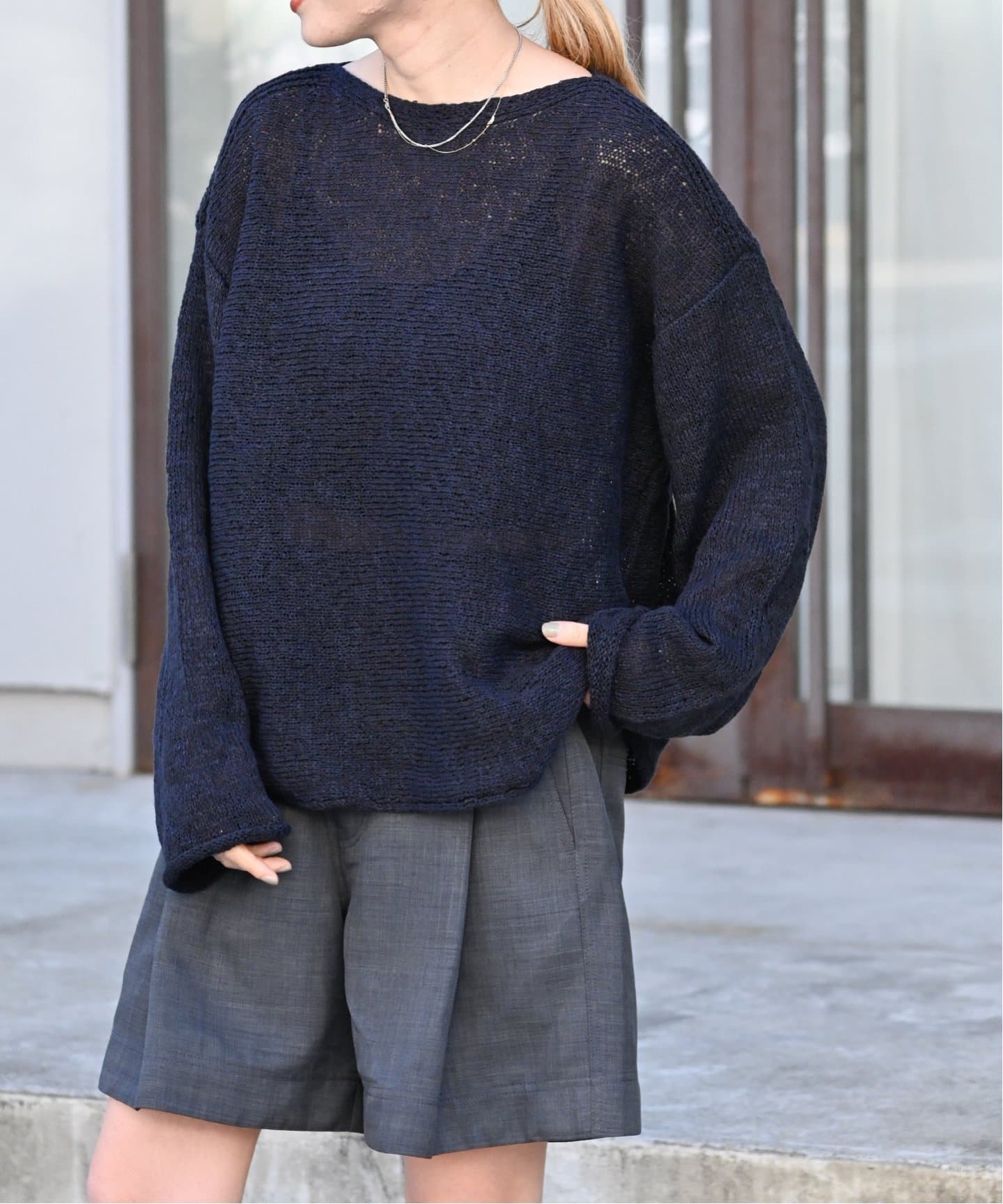 TORRAZZO DONNAミックスヤーンニットプルオーバー Torrazzo Donna（トラッゾドンナ）の「【別注】＜TORRAZZO DONNA