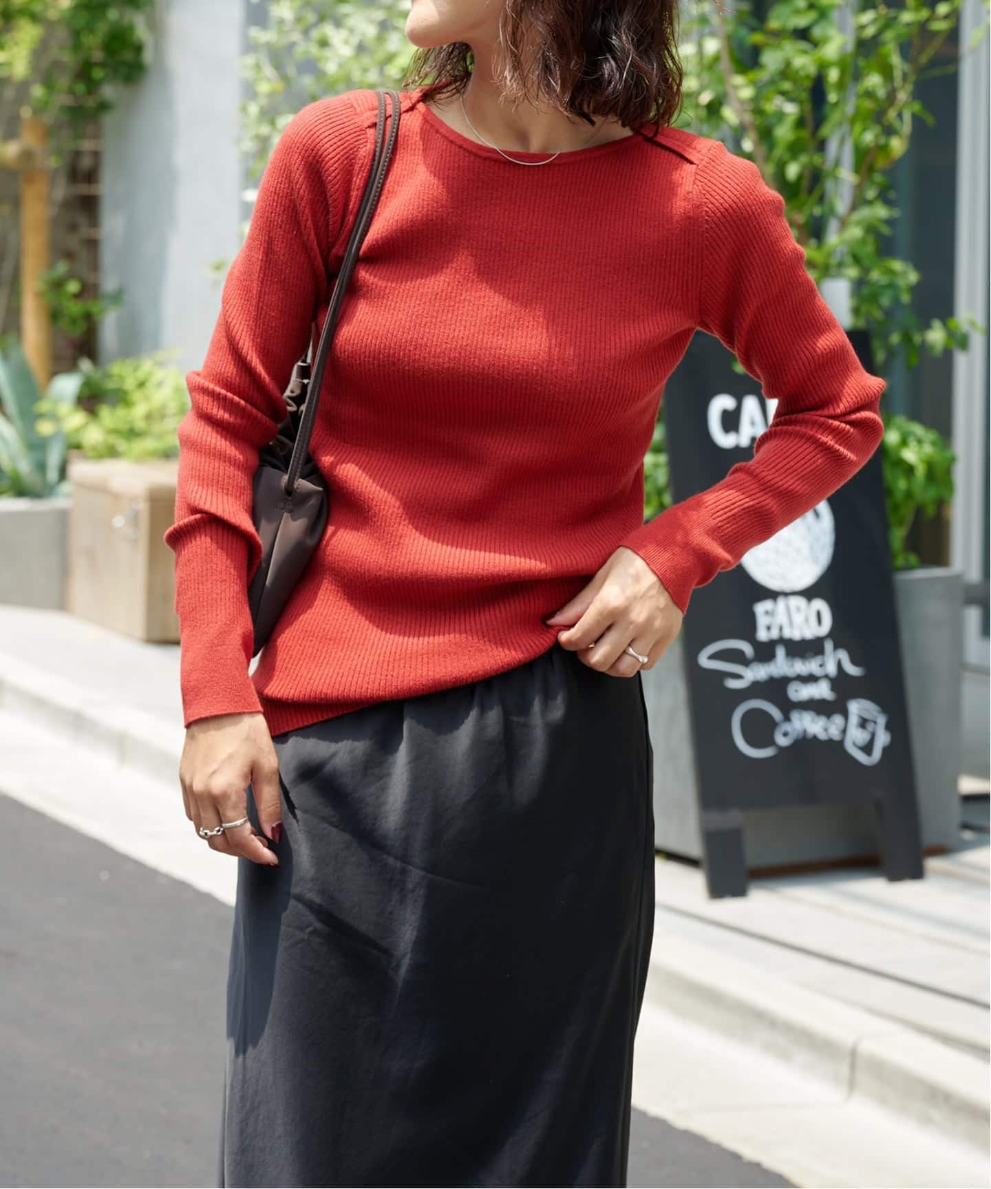 リブボートネックニット（ニット／セーター）｜OUTDOOR PRODUCTS