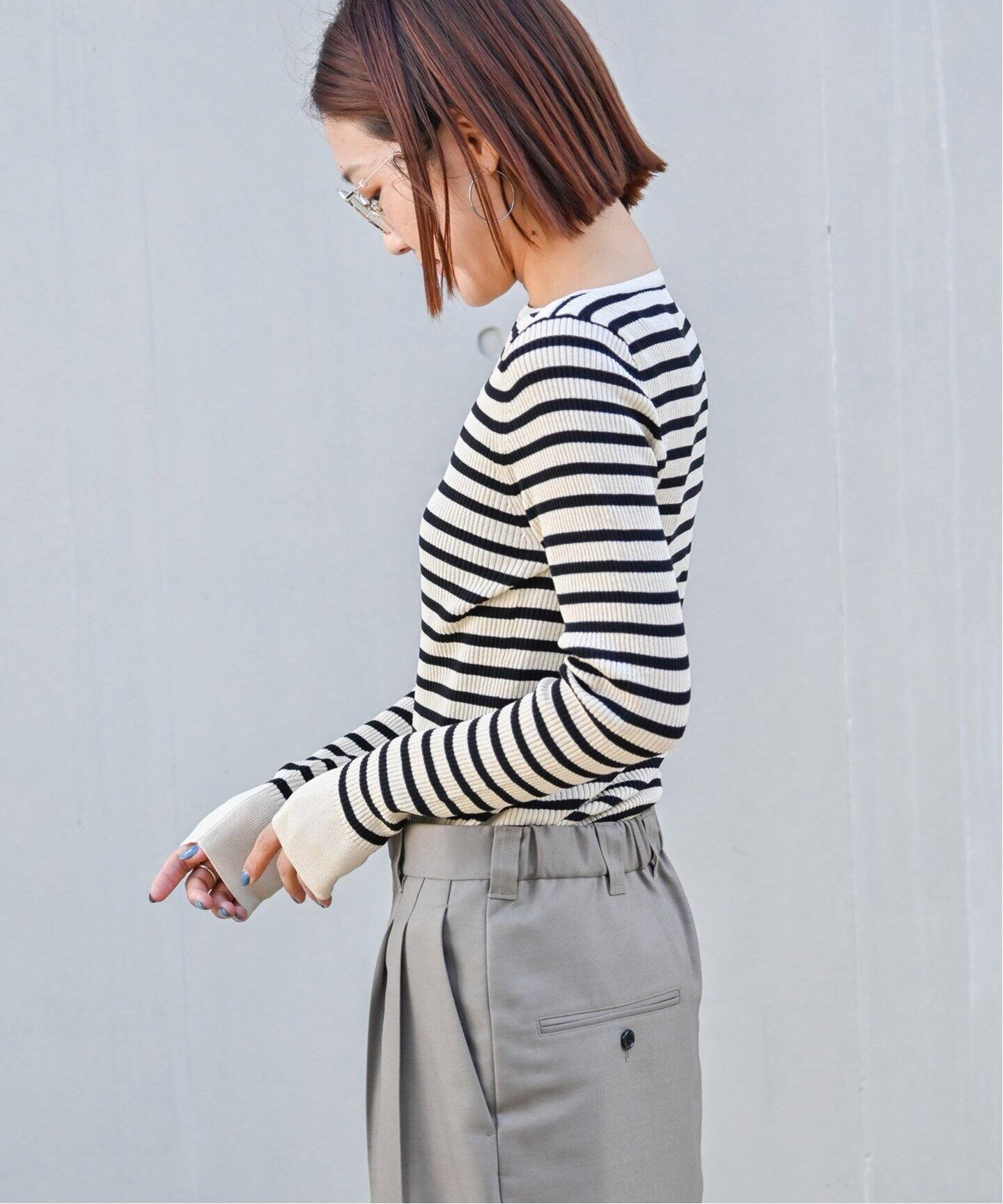 ニット セーター high twist boat neck pull(ハイツイストボートネックプルオーバー) レディース BEAUTY＆YOUTH UNITED ARROWS ニット セーター コイルニット
