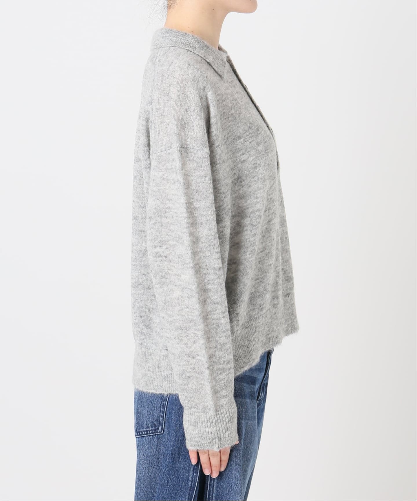 モヘヤブレンドニットポロシャツ（ニット／セーター）｜OUTDOOR