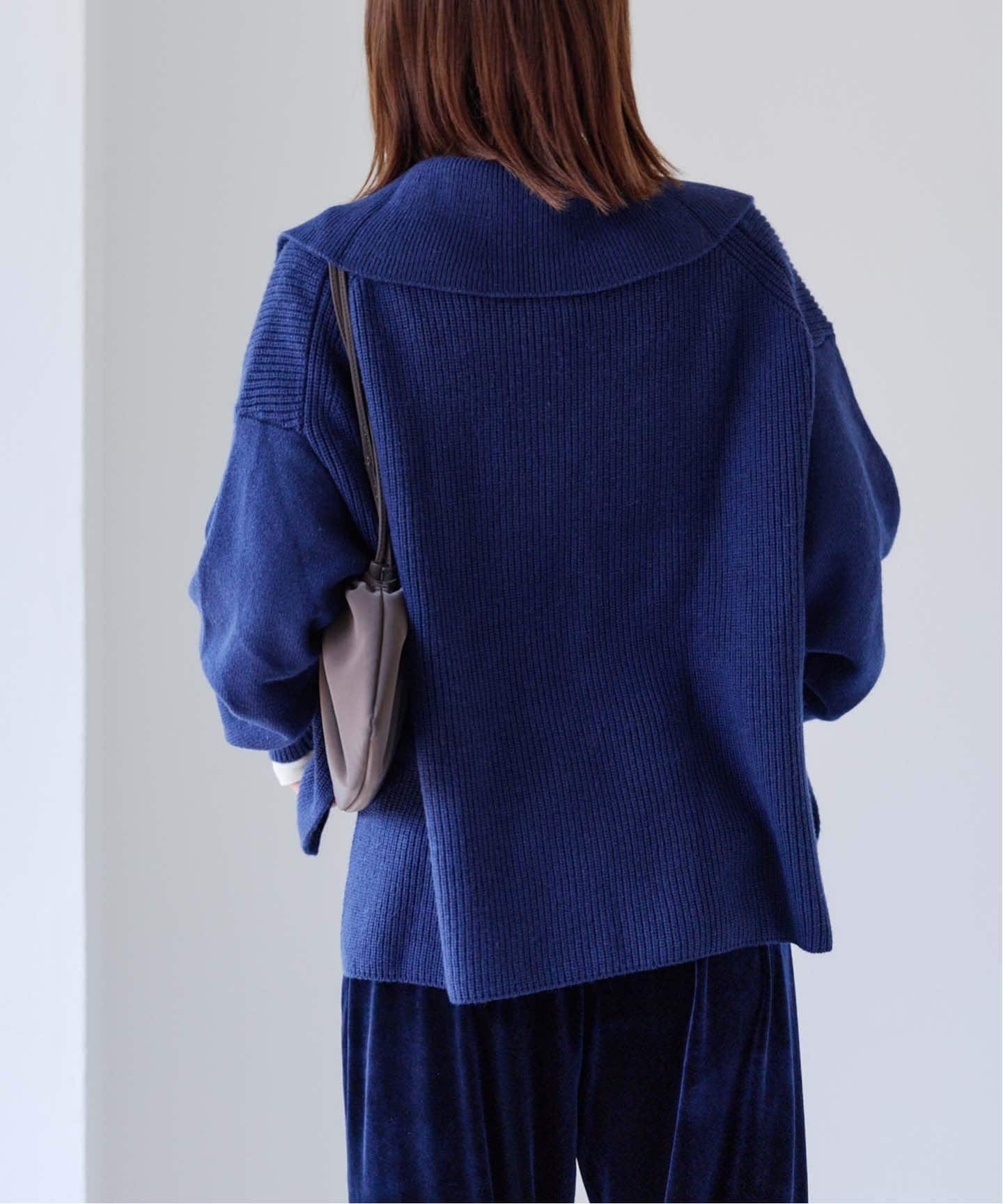 ワイドカラーニットプルオーバー（ニット／セーター）｜OUTDOOR