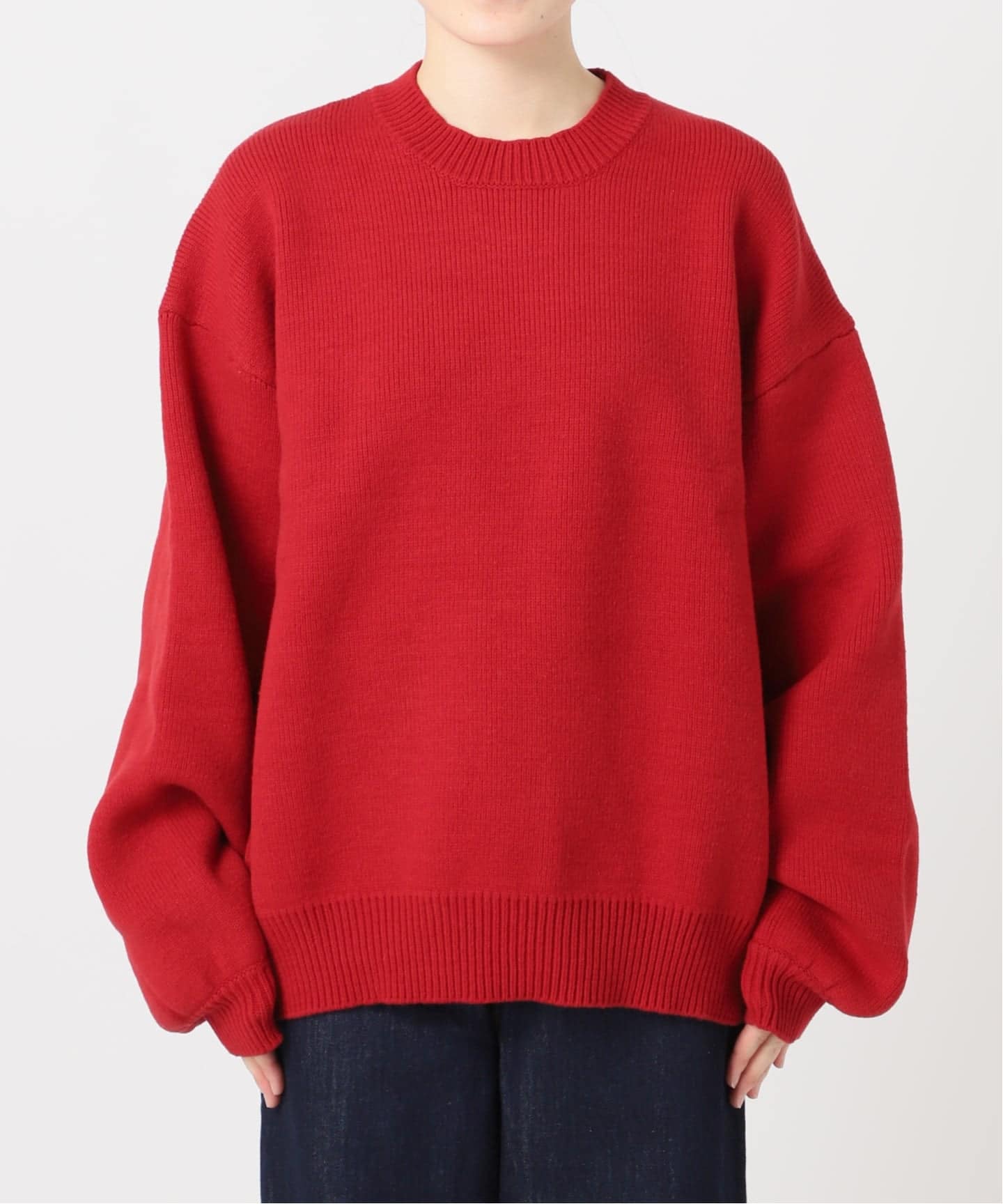 ✨ほぼ新品✨MARNI✨モヘヤ✨クルーネック セーター✨RED MARNI(マルニ) モヘヤニットセーター ブルー×マルチカラー