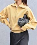 LOGAN別注 ライトウエイトハーフジップニット