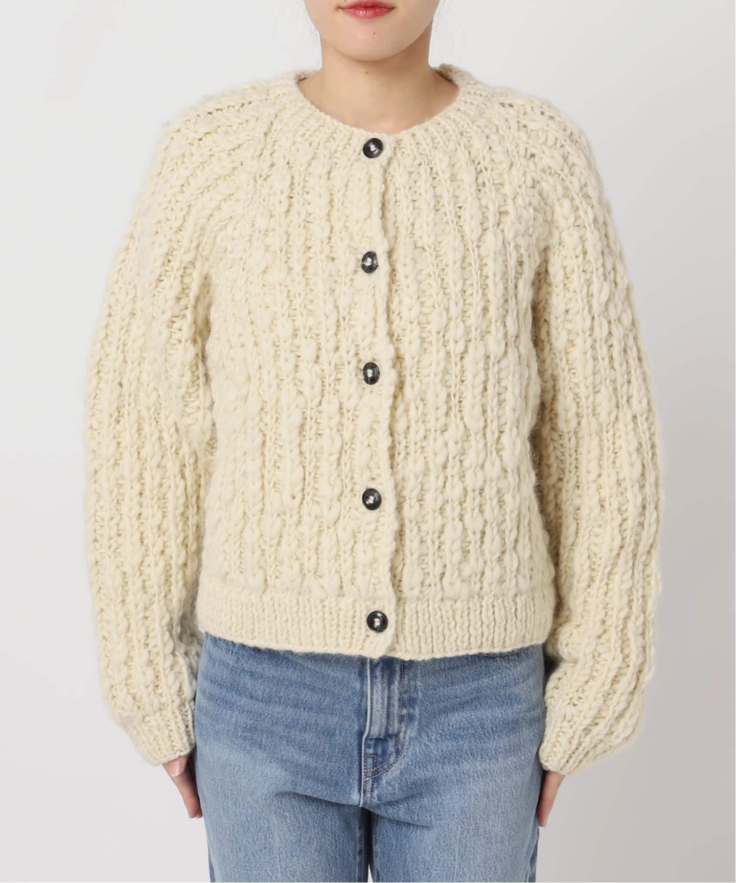 ネパールウールハンドニットカーディガン（ニット／セーター