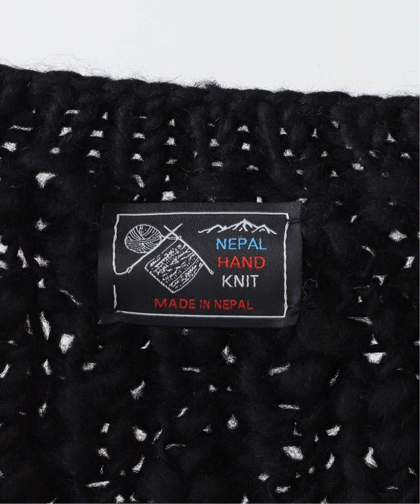 ネパールウールハンドニットカーディガン ネパールウールハンドニットカーディガン（ニット/セーター）｜OUTDOOR