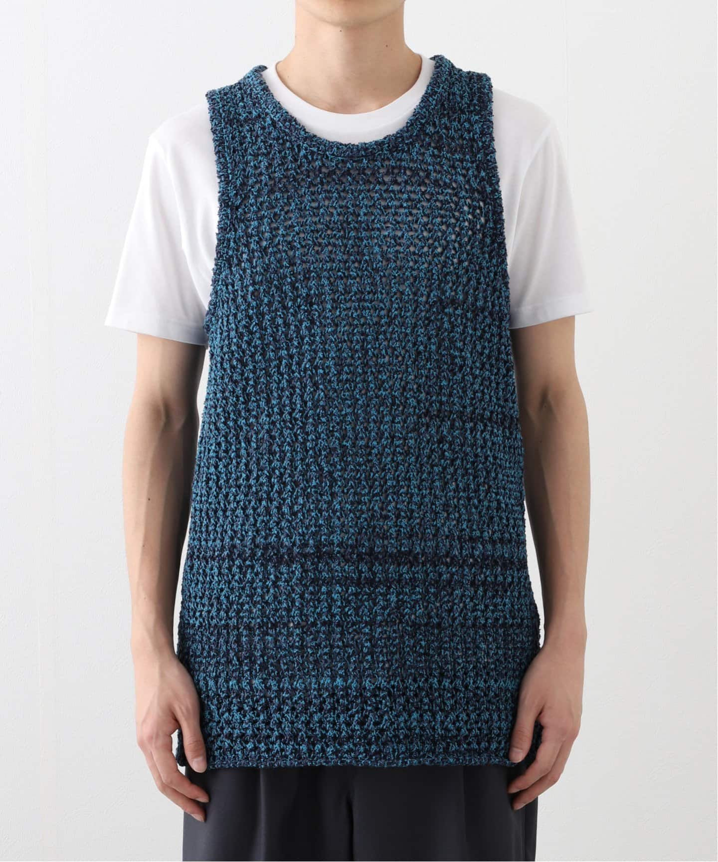 oganjima MESHED KNIT TANK（ニット／セーター）｜BOICE FROM