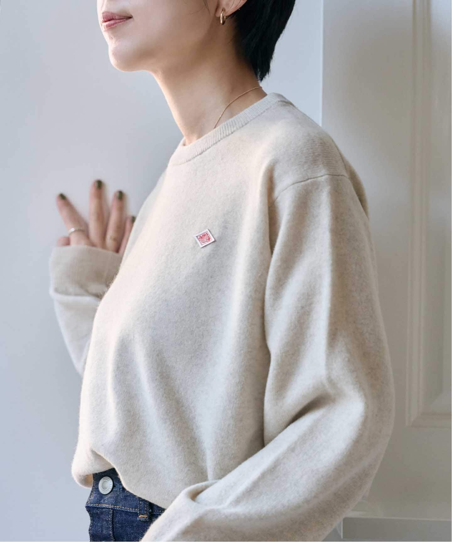 DANTON CREW NECK P.O L/S DT-D0027（ニット／セーター）｜BOICE FROM