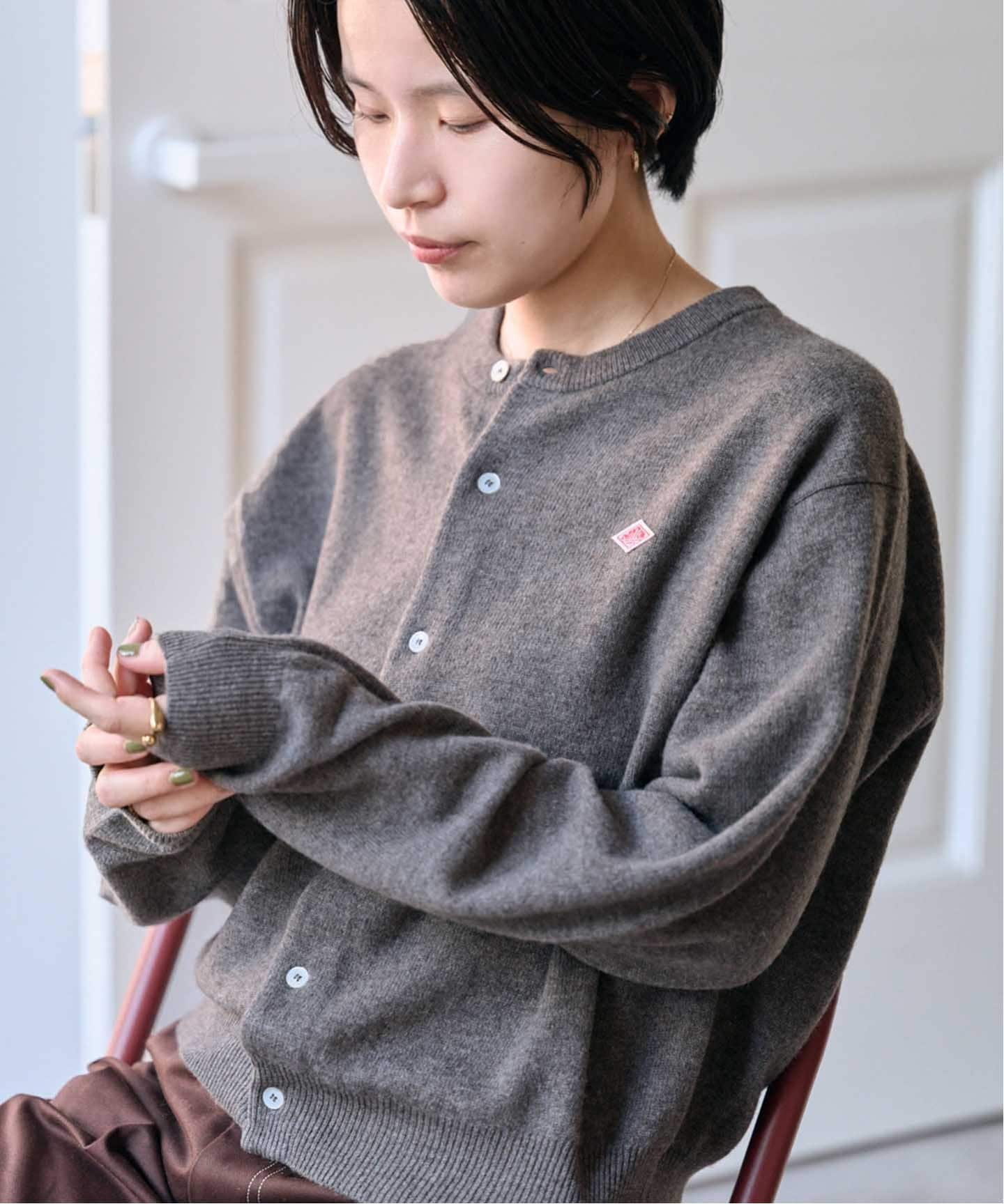 DANTON CREW NECK CARDIGAN DT-D0031（カーディガン）｜BOICE