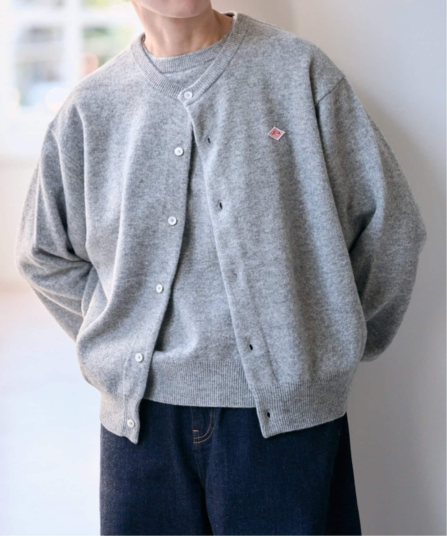 DANTON CREW NECK CARDIGAN DT-D0031（カーディガン）｜BOICE FROM