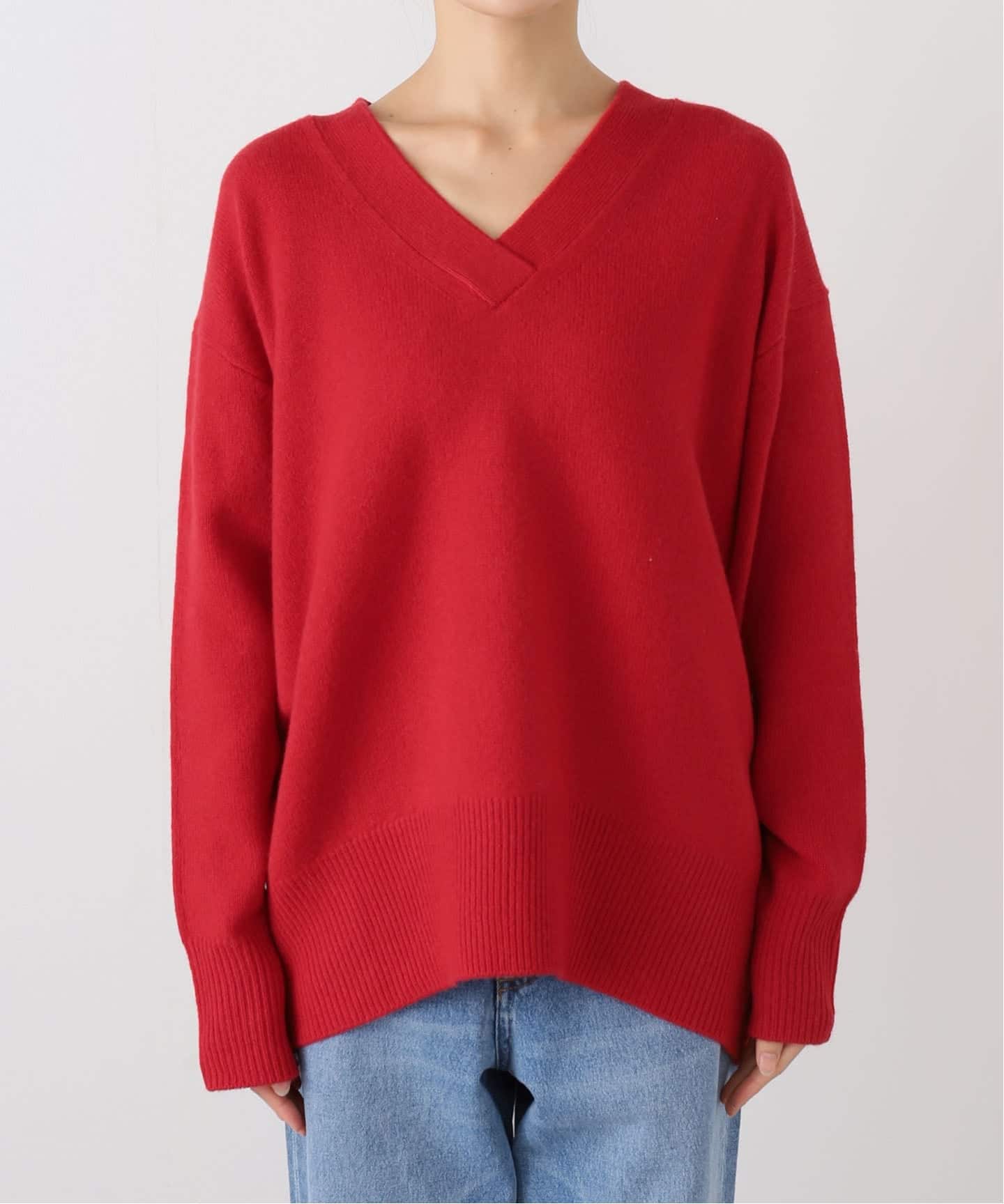 ADAWAS CASHMERE-BLEND V-NECK（ニット／セーター）｜BOICE FROM