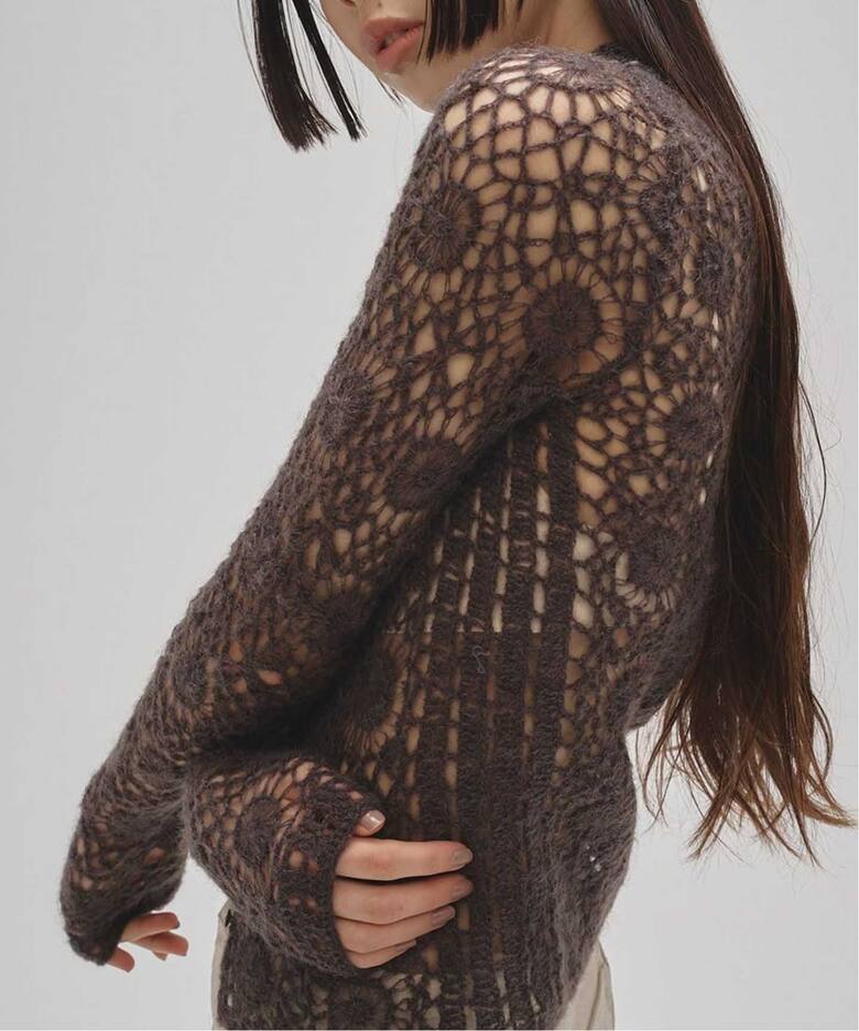 TODAYFUL Mohair Crochet Knitshirts（ニット／セーター）｜BOICE FROM 