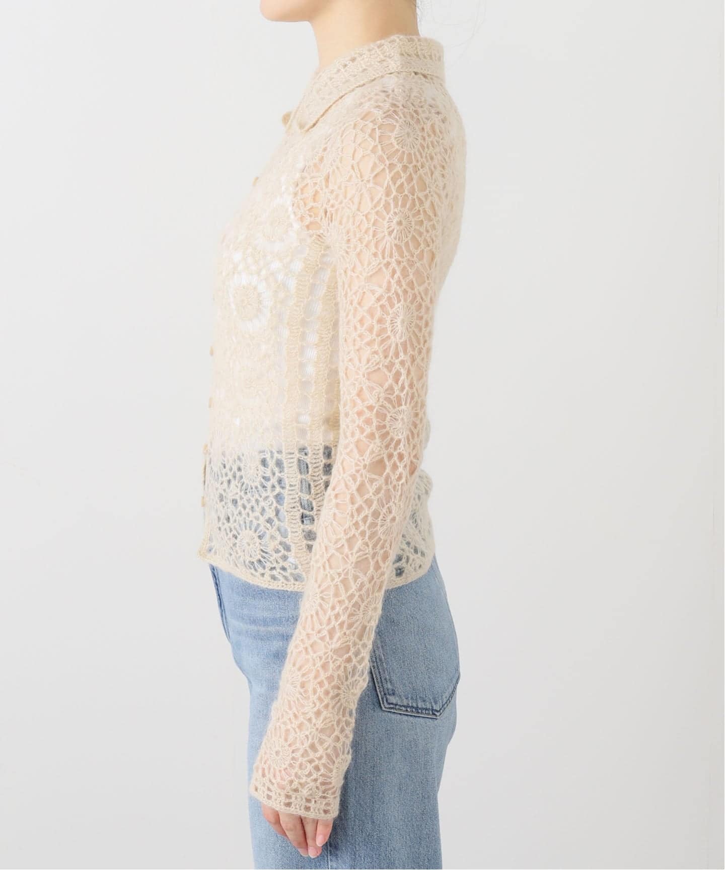 TODAYFUL Mohair Crochet Knitshirts（ニット／セーター）｜BOICE FROM
