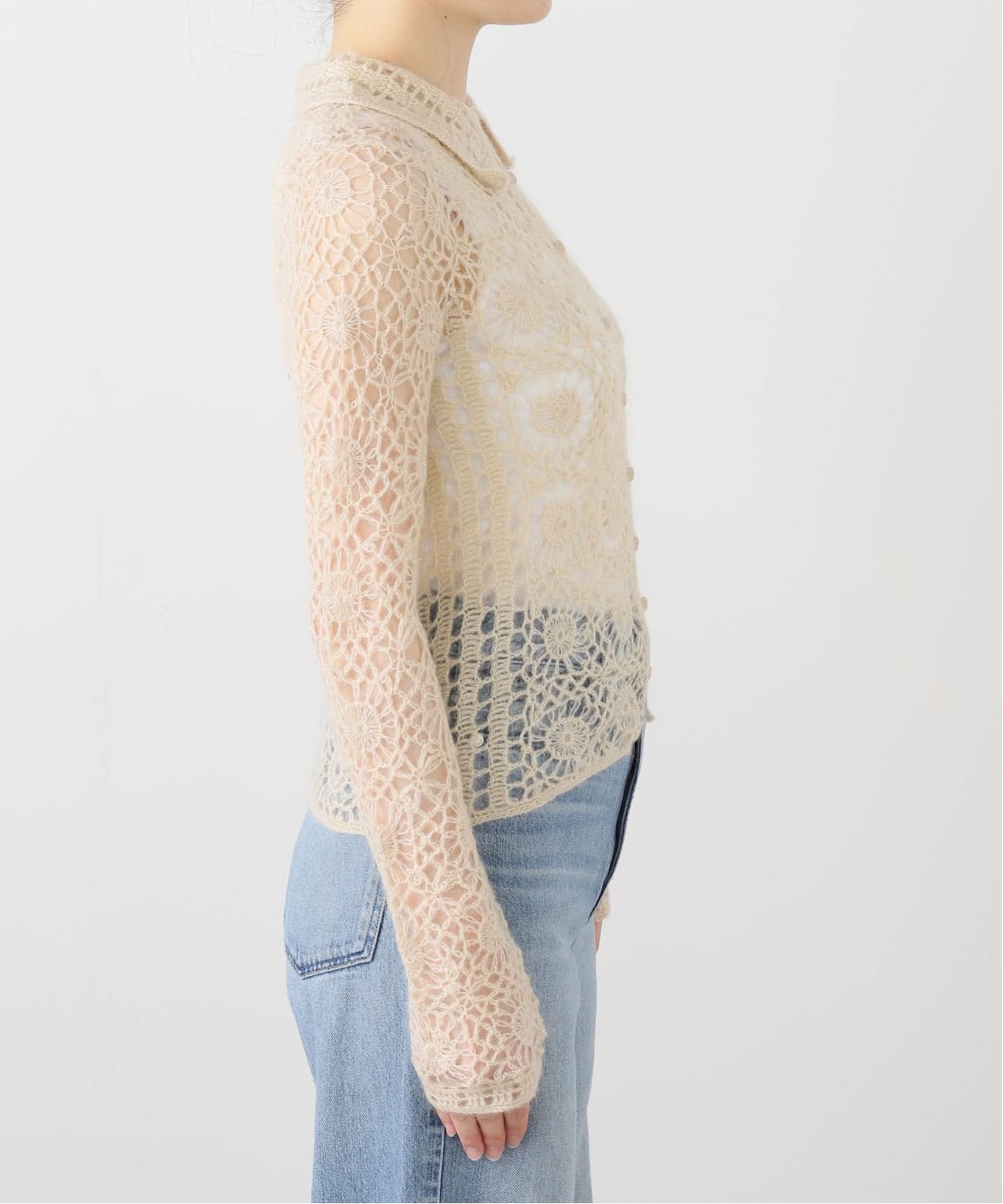 TODAYFUL Mohair Crochet Knitshirts（ニット／セーター）｜BOICE FROM