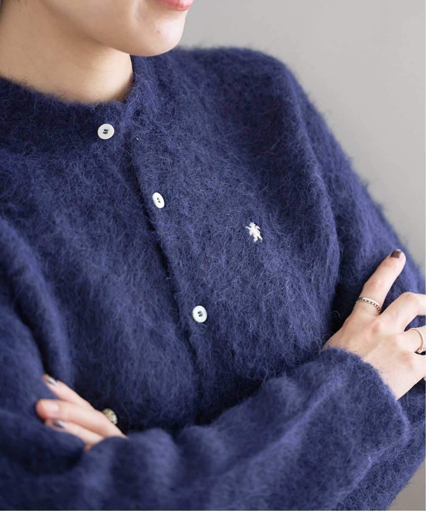 Gymphlex CREW NECK SHORT CARDIGAN（ニット／セーター）｜BOICE FROM