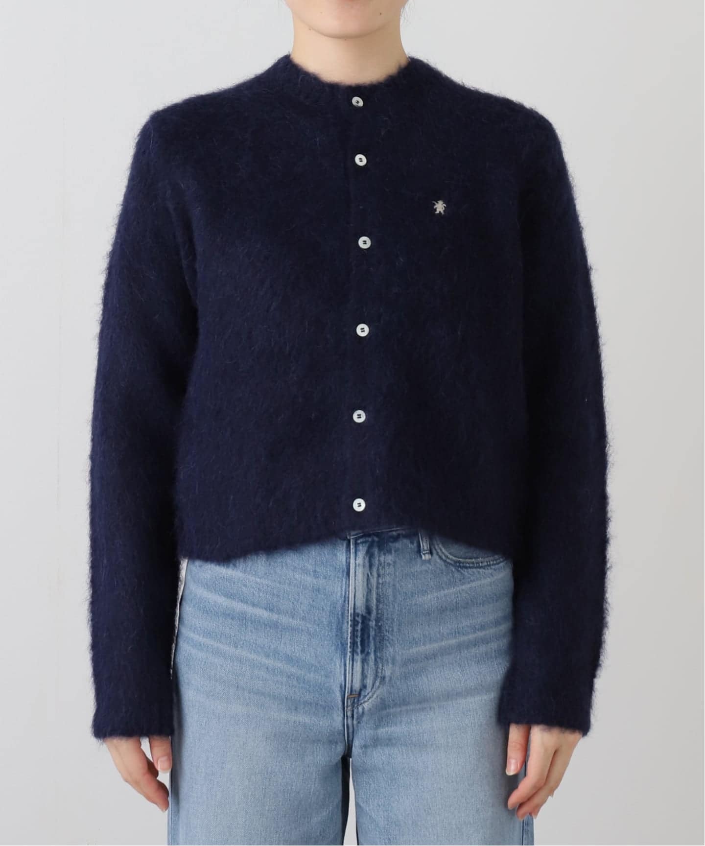 Gymphlex CREW NECK SHORT CARDIGAN（ニット／セーター）｜BOICE FROM