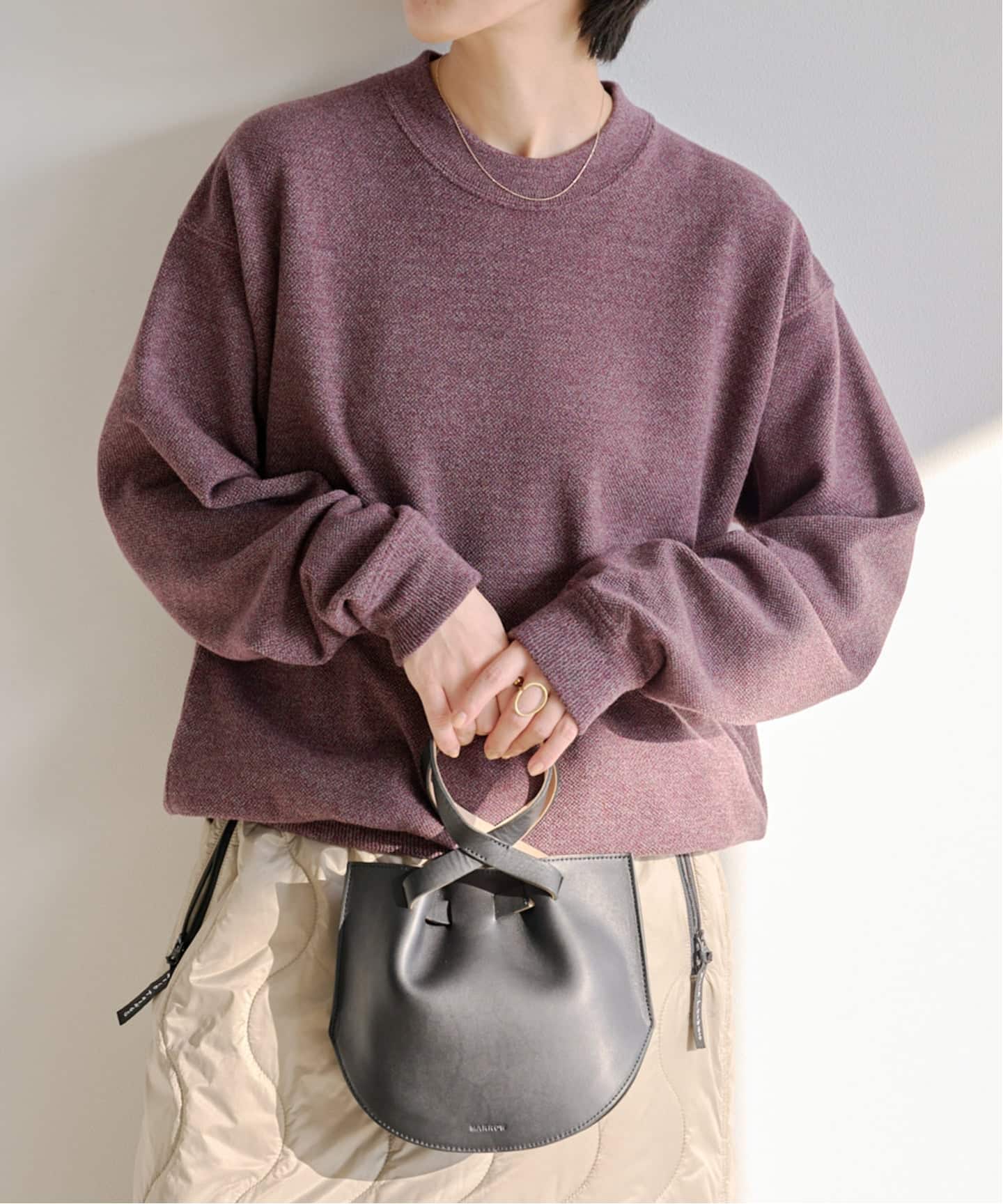 crepuscule Co/Wo Moss Stitch P/O（ニット／セーター）｜BOICE FROM