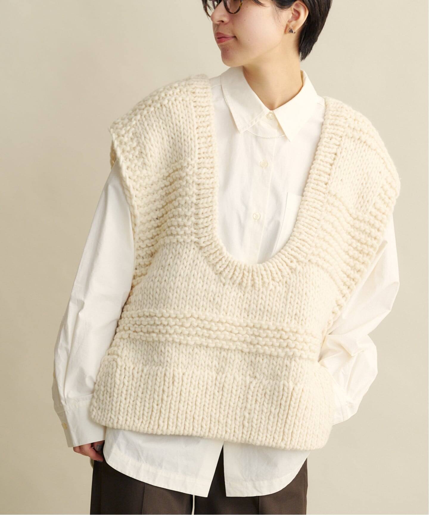 anuke Cable Knit Vest（ベスト）｜BOICE FROM BAYCREW'S（ボイス