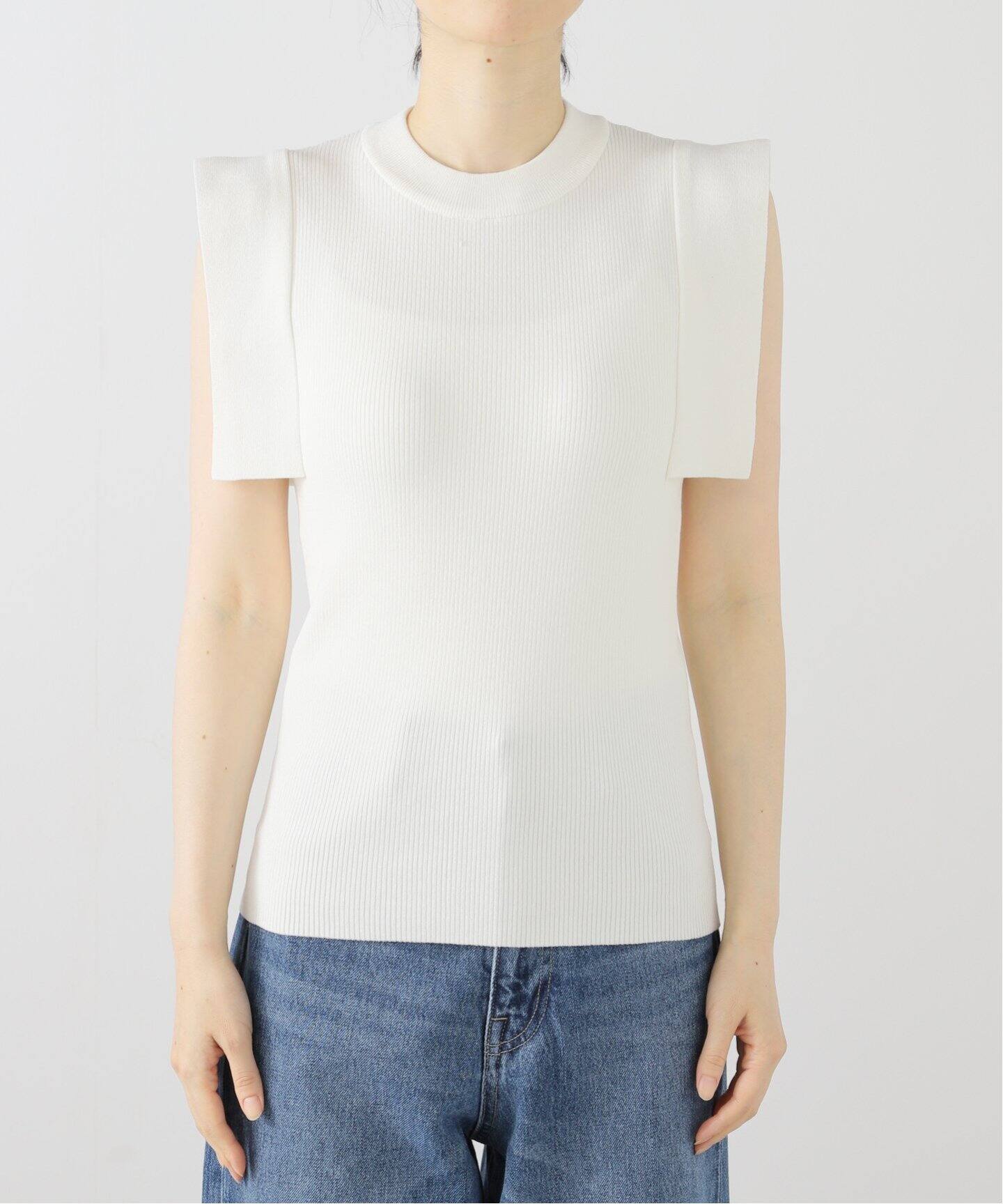 【未使用品】CLANE SQUARE SLEEVE KNIT TOPS Clane SQUARE SLEEVE KNIT 完売ニットトップス - メルカリ
