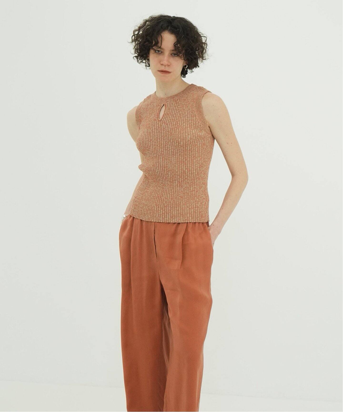 CLANE W FACE HALL KNIT TOPS 18106-2182（ニット／セーター）｜BOICE