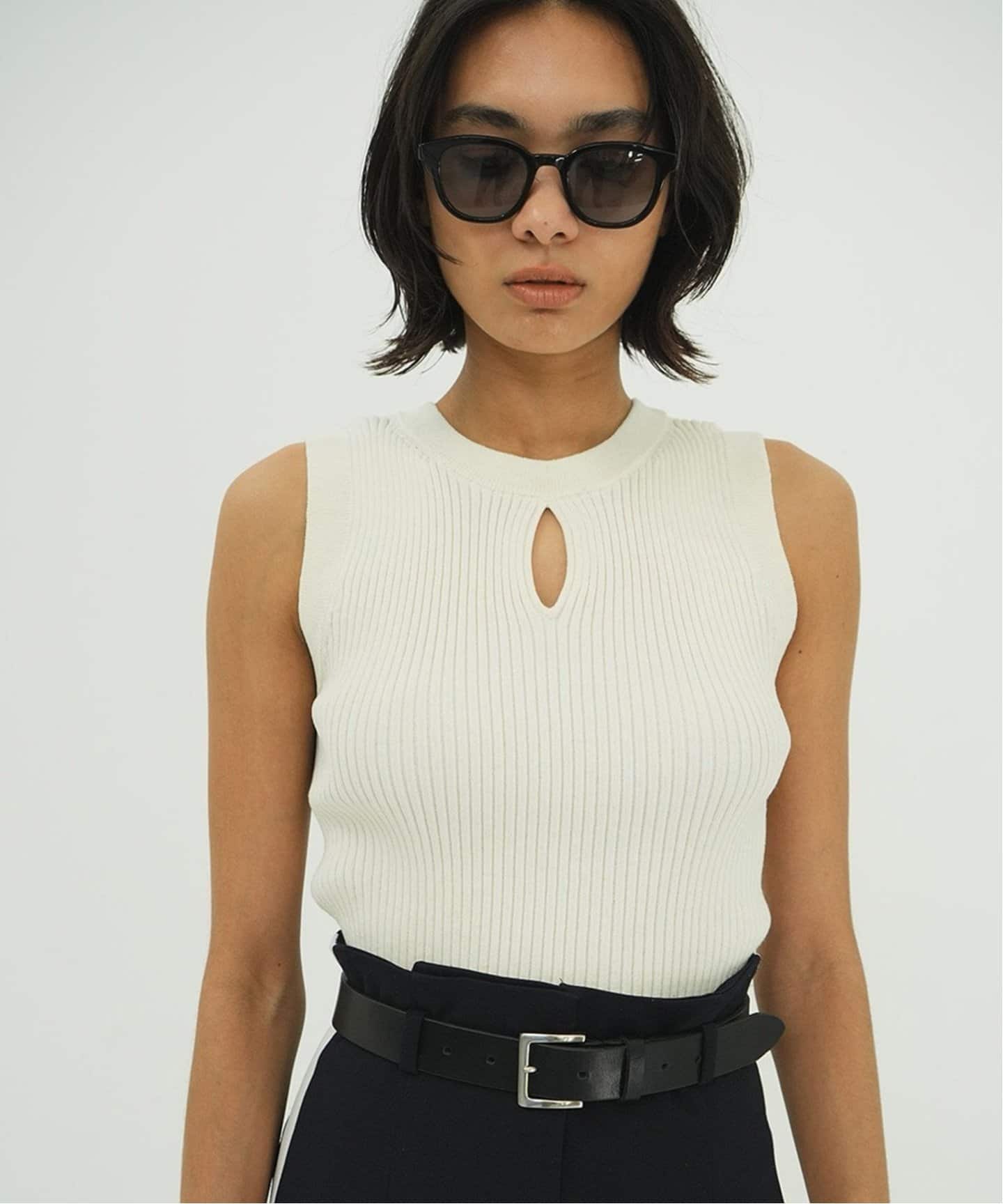 CLANE W FACE HALL KNIT TOPS 18106-2182（ニット／セーター）｜BOICE