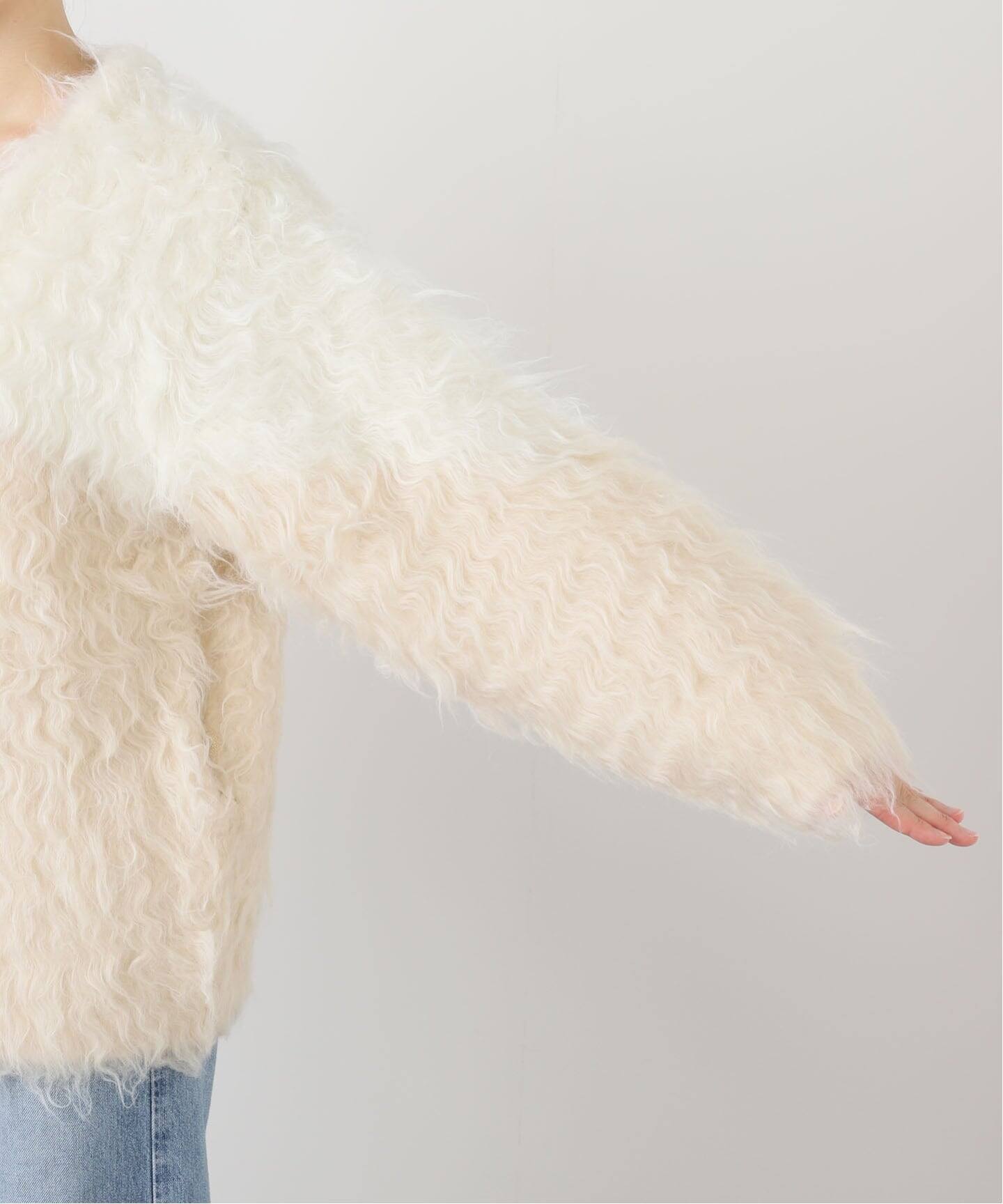 CLANE BI COLOR SHAGGY KNIT CARDIGAN（ニット／セーター）｜BOICE