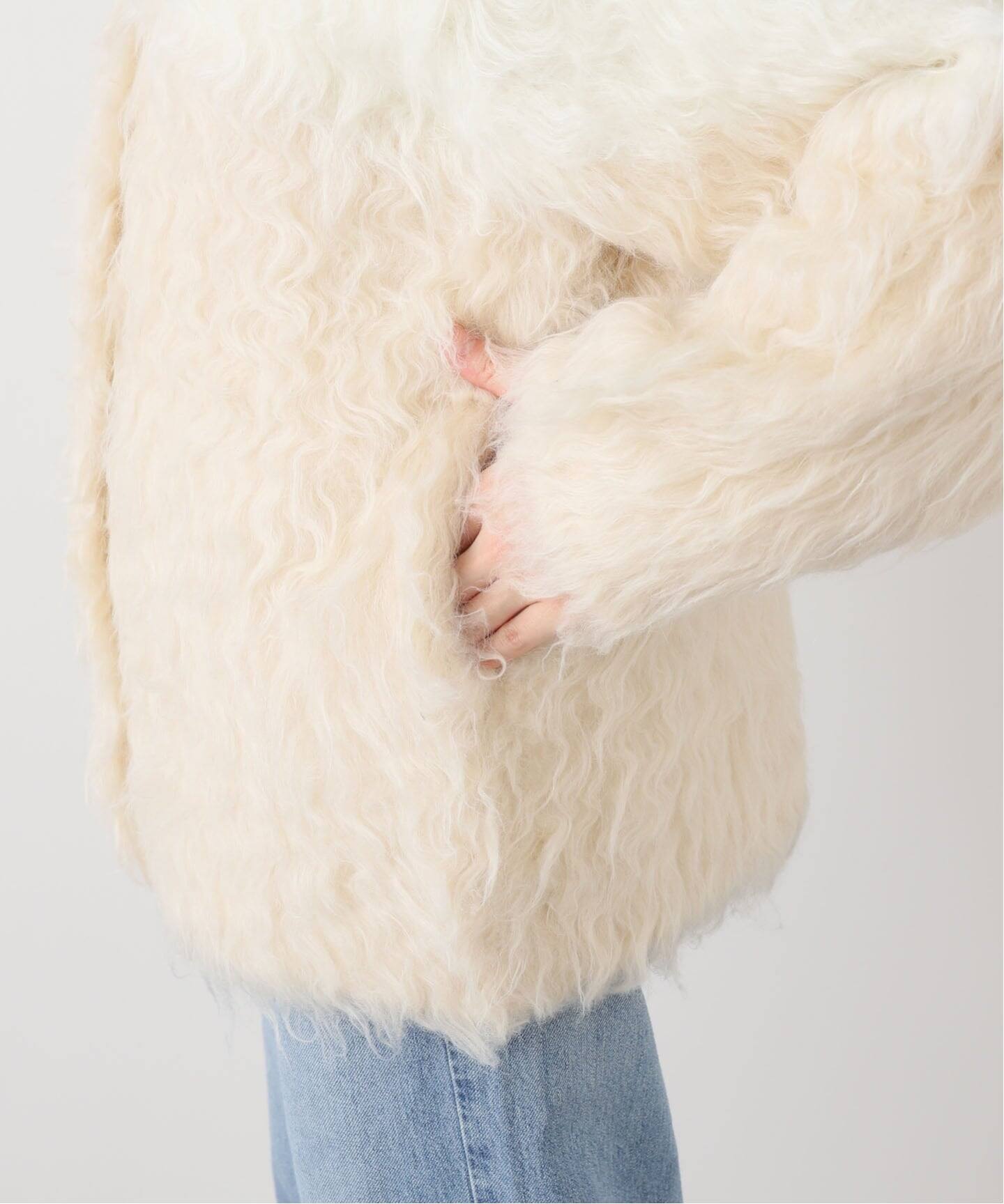 CLANE BI COLOR SHAGGY KNIT CARDIGAN（ニット／セーター）｜BOICE