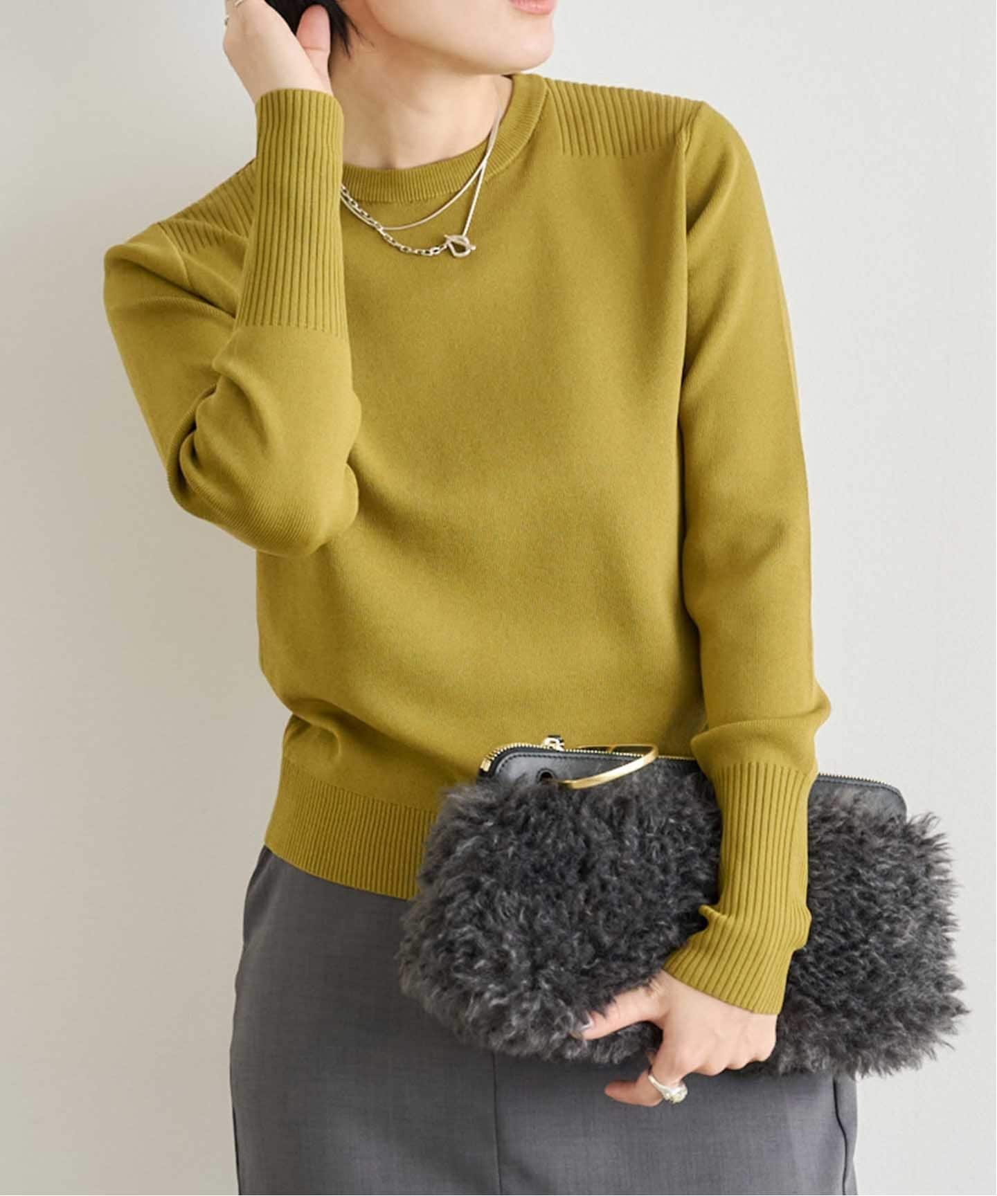 CLANE BASIC COMPACT KNIT ベーシックコンパクトニット CLANE - ベーシック コンパクト ニット トップス - BASIC
