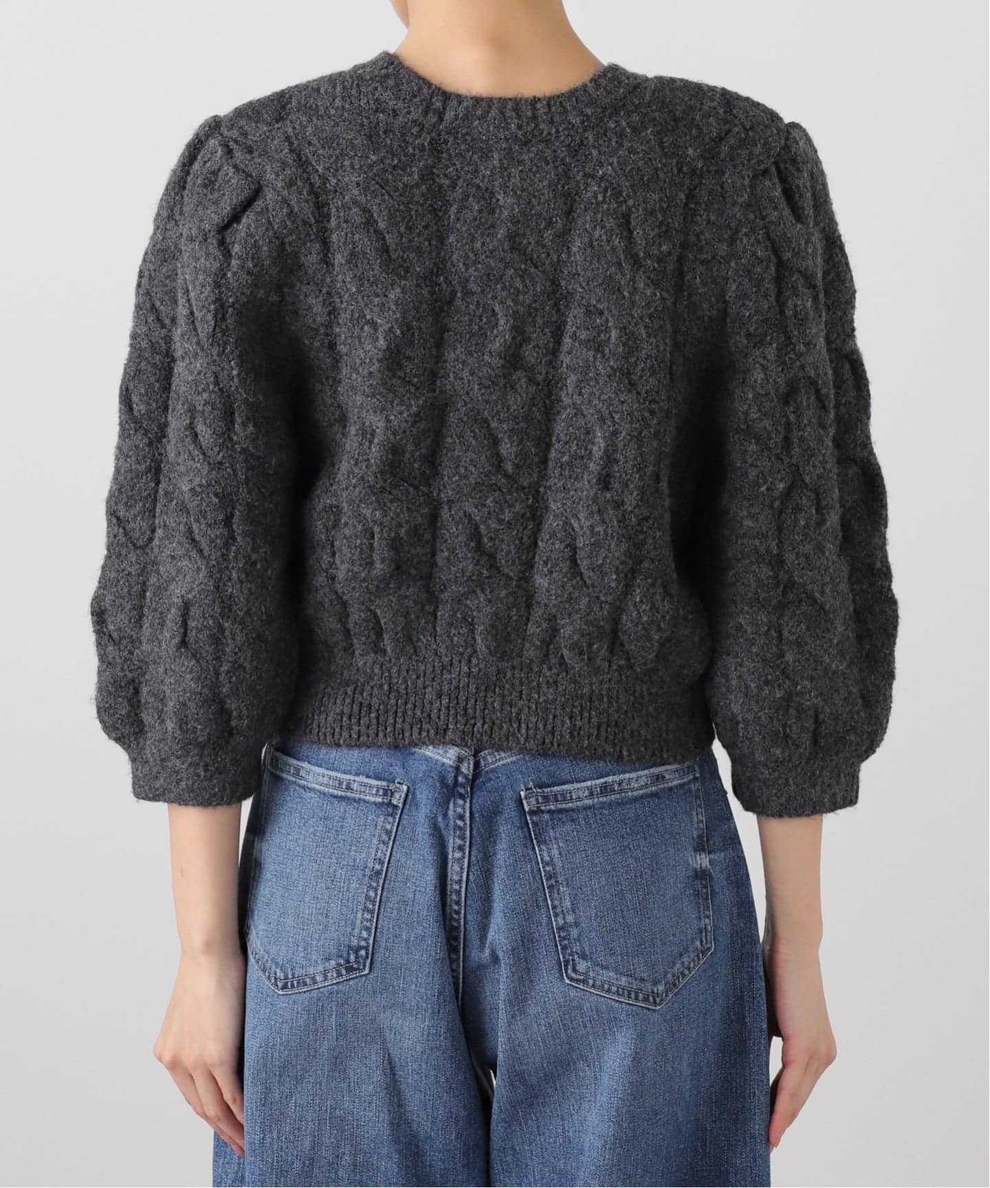 anuke Halfsleeve Cable Cardigan（カーディガン）｜BOICE FROM