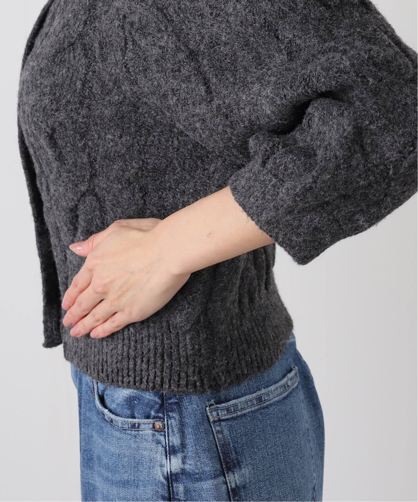 anuke Halfsleeve Cable Cardigan（カーディガン）｜BOICE FROM