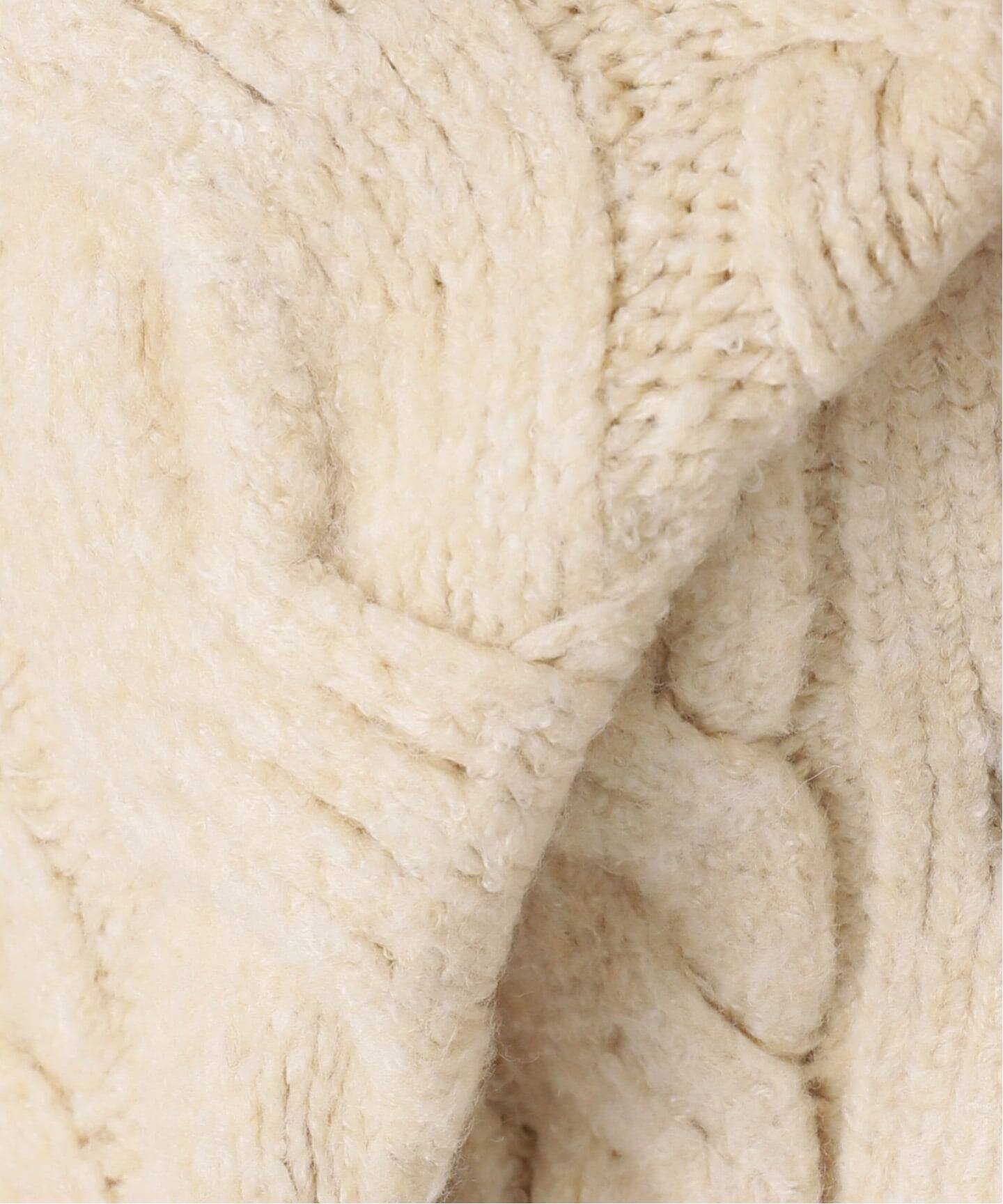 anuke Halfsleeve Cable Cardigan（カーディガン）｜BOICE FROM