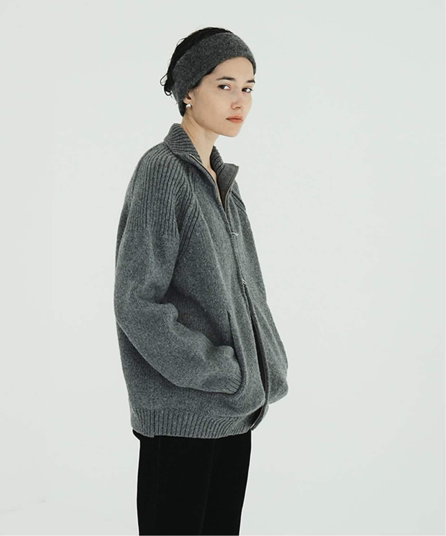 CLANE POCKET ZIP KNIT TOPS（ニット／セーター）｜BOICE FROM