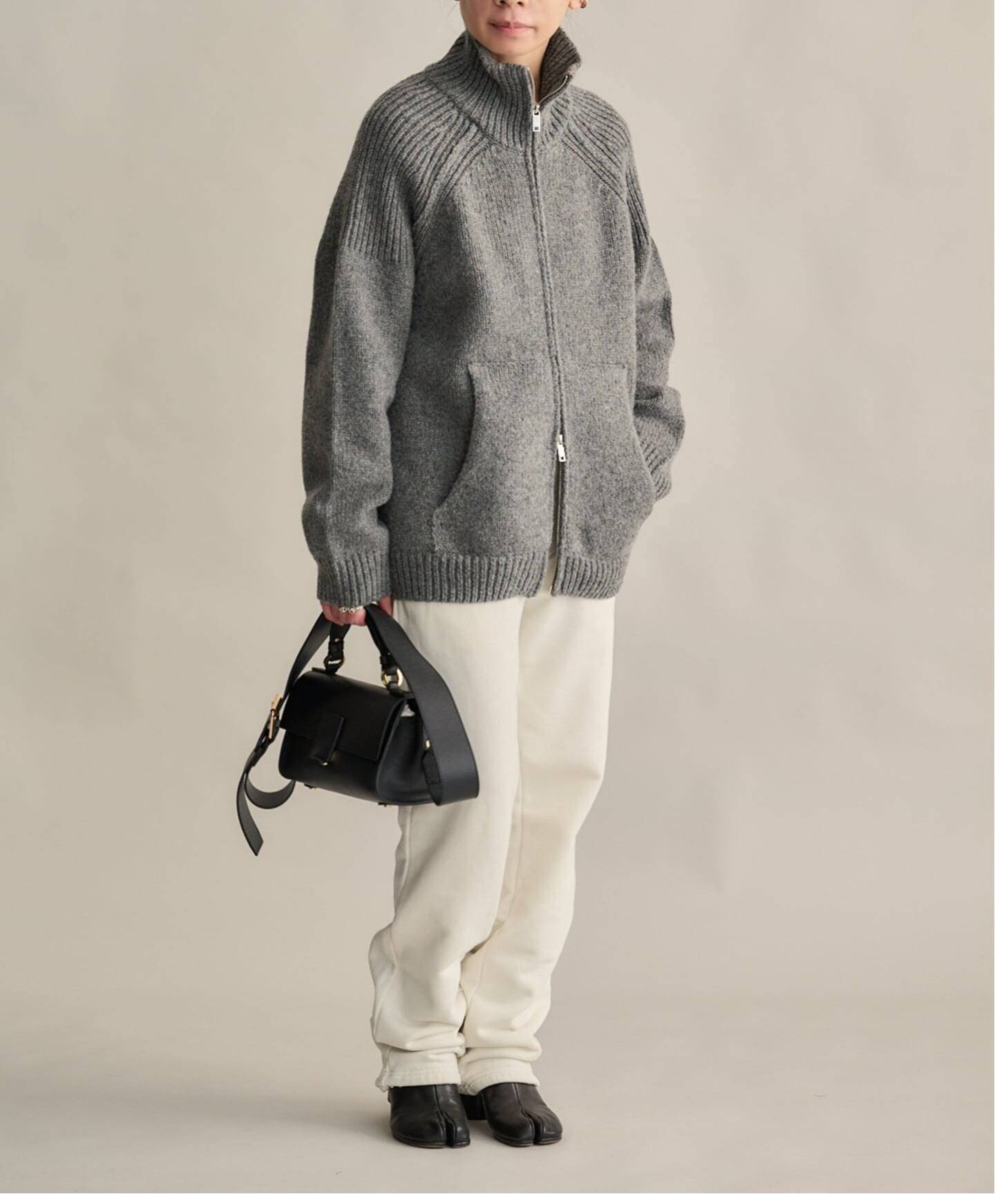 CLANE POCKET ZIP KNIT TOPS（ニット／セーター）｜BOICE FROM