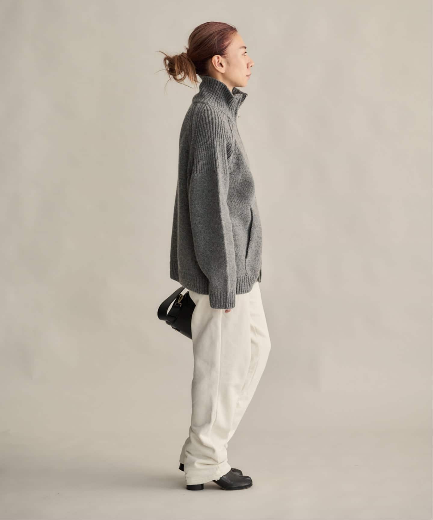 CLANE POCKET ZIP KNIT TOPS（ニット／セーター）｜BOICE FROM