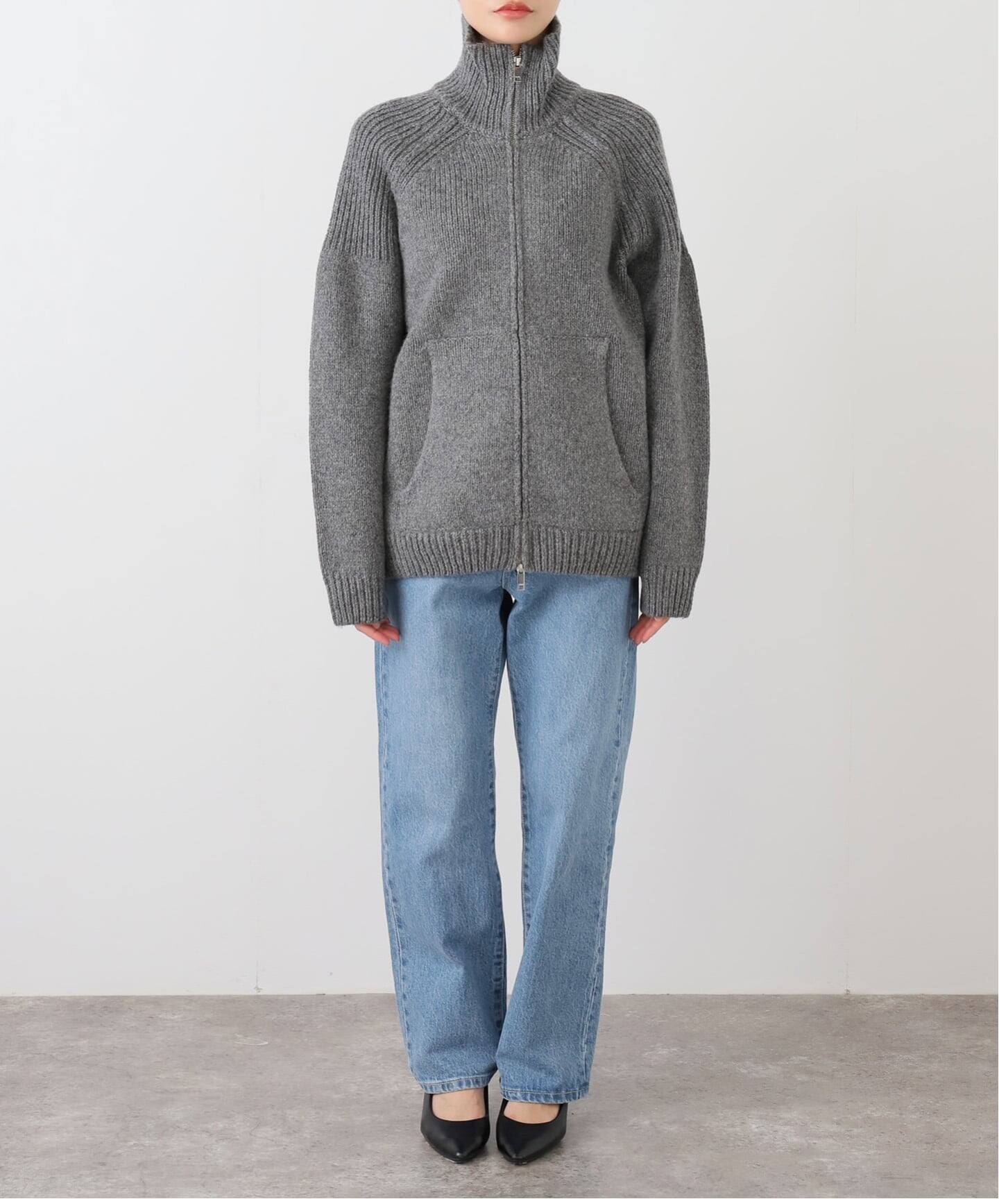 CLANE POCKET ZIP KNIT TOPS（ニット／セーター）｜BOICE FROM