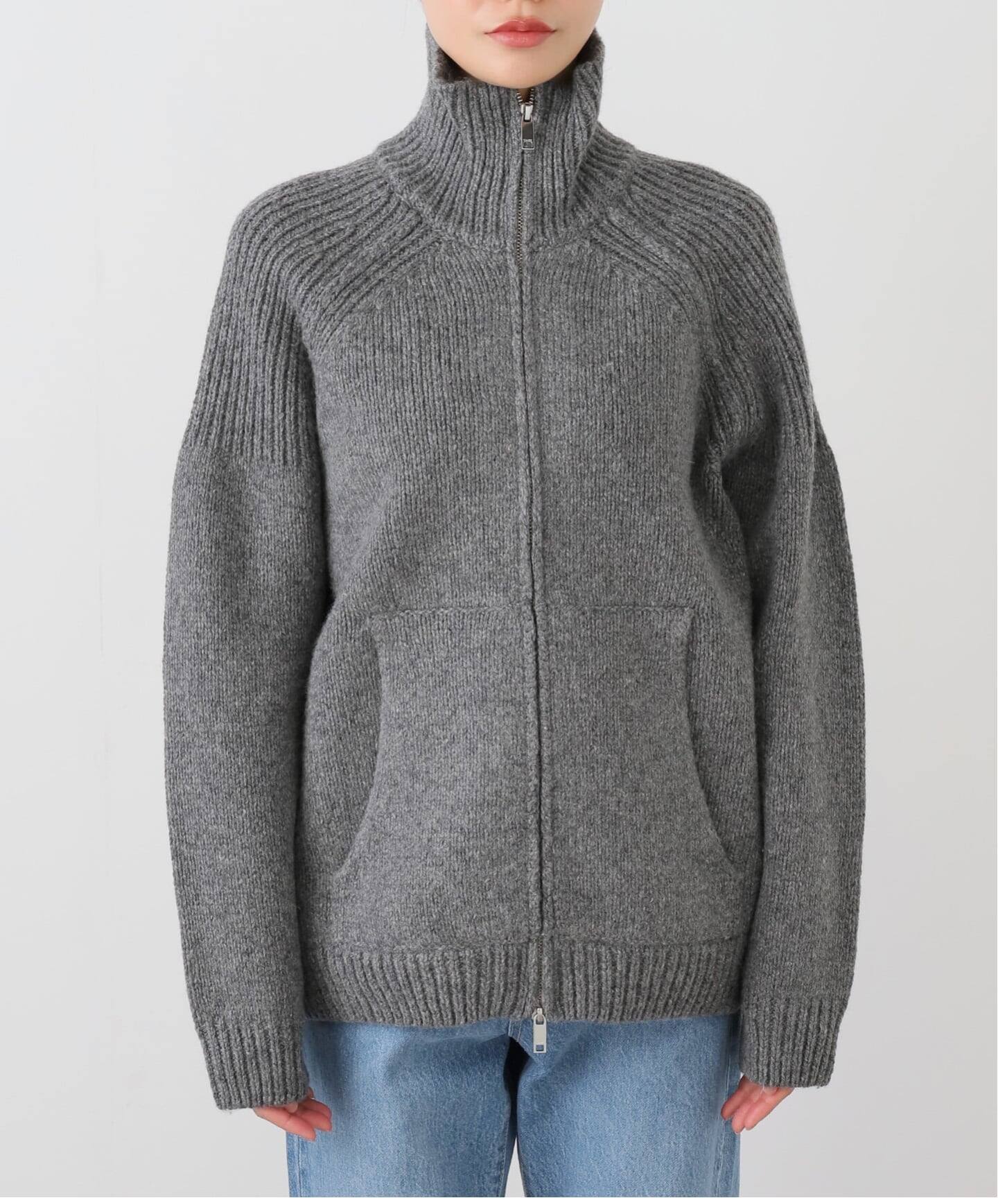 CLANE POCKET ZIP KNIT TOPS（ニット／セーター）｜BOICE FROM
