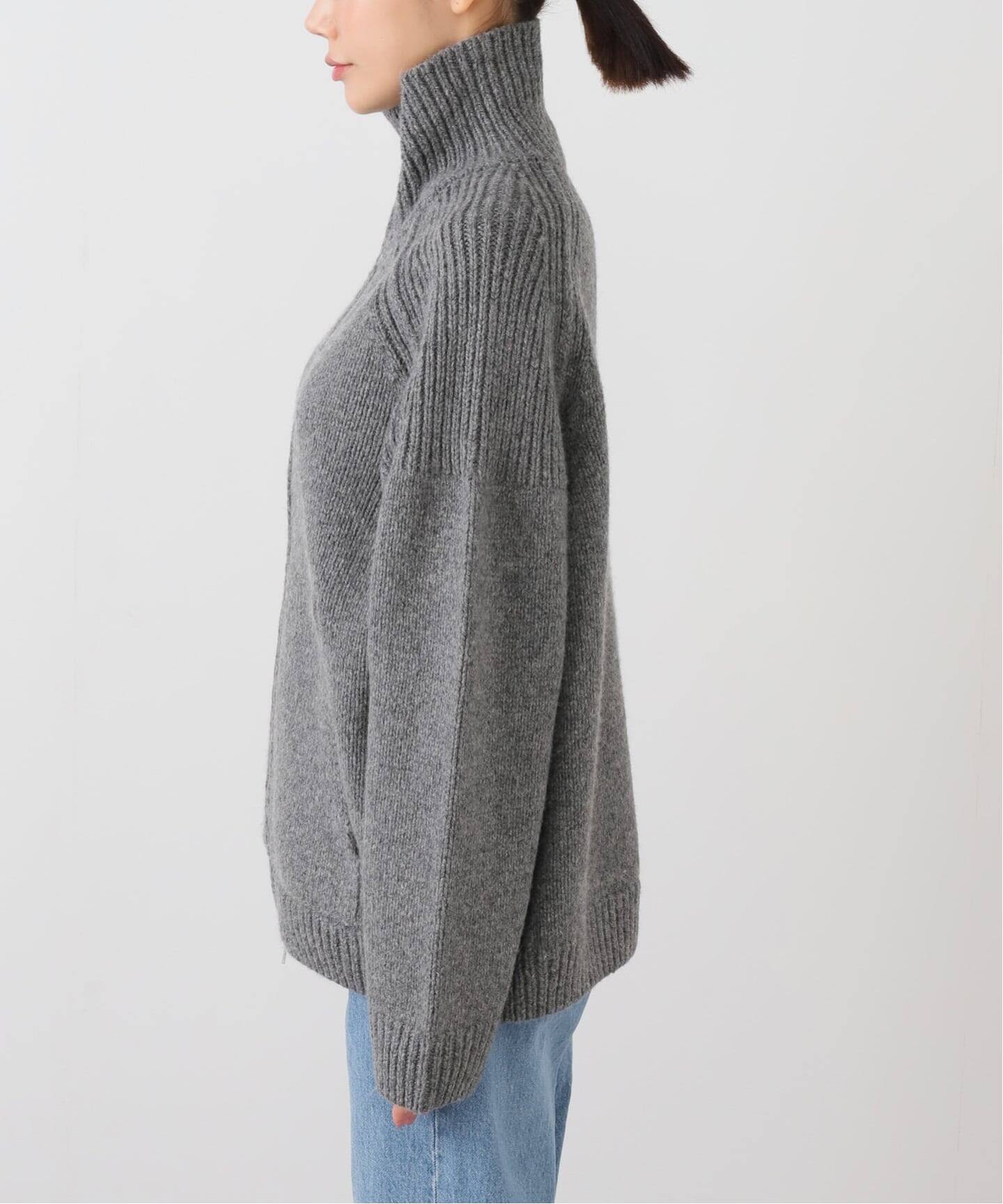 CLANE POCKET ZIP KNIT TOPS（ニット／セーター）｜BOICE FROM