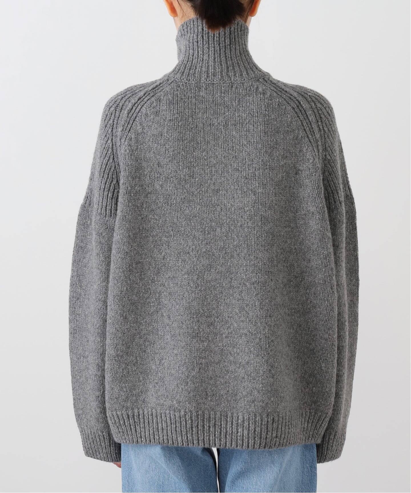 CLANE POCKET ZIP KNIT TOPS(ニット/セーター)|BOICE FROM CLANE POCKET ZIP KNIT TOPS(ニット/セーター)|BOICE FROM