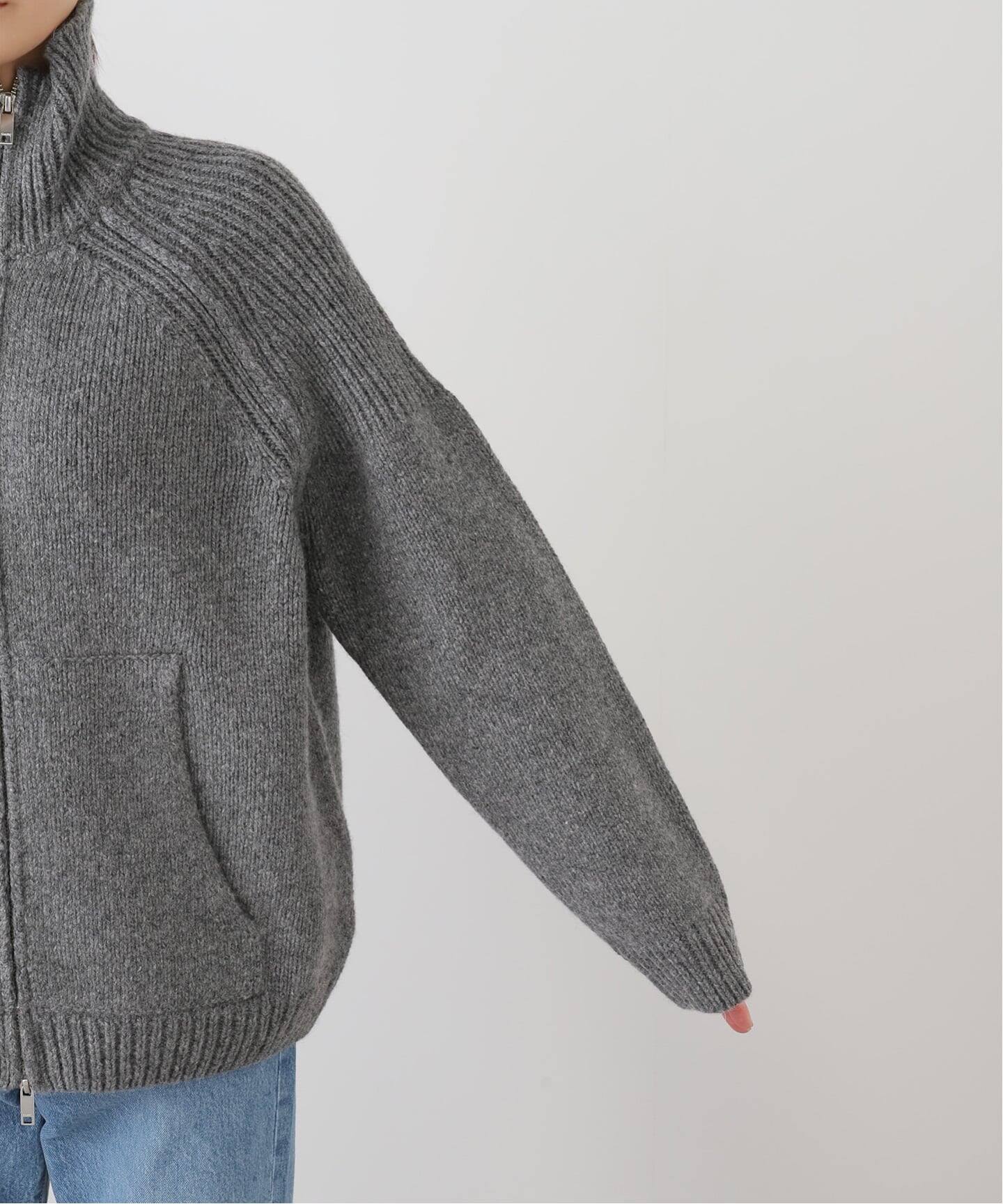 CLANE POCKET ZIP KNIT TOPS（ニット／セーター）｜BOICE FROM