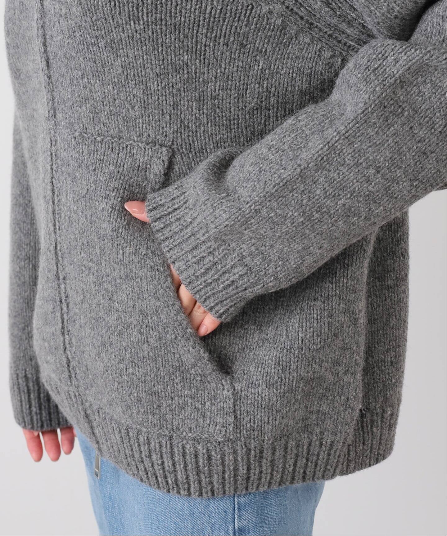 CLANE POCKET ZIP KNIT TOPS（ニット／セーター）｜BOICE FROM