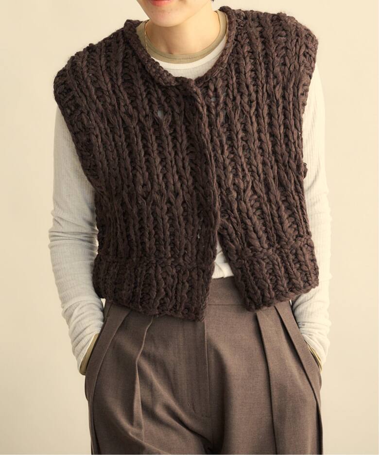 TODAYFUL Mix Handknit Vest（ベスト）｜BOICE FROM BAYCREW