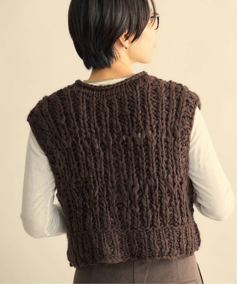 TODAYFUL Mix Handknit Vest（ベスト）｜BOICE FROM BAYCREW