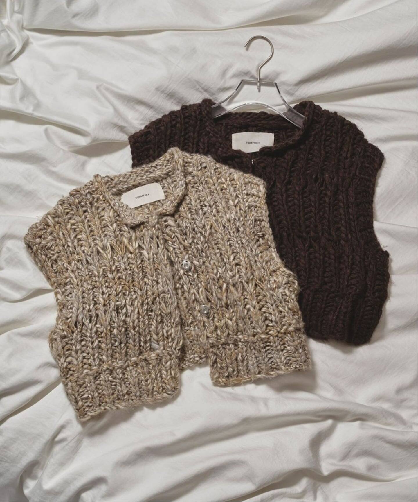 TODAYFUL Mix Handknit Vest（ベスト）｜BOICE FROM BAYCREW'S（ボイス